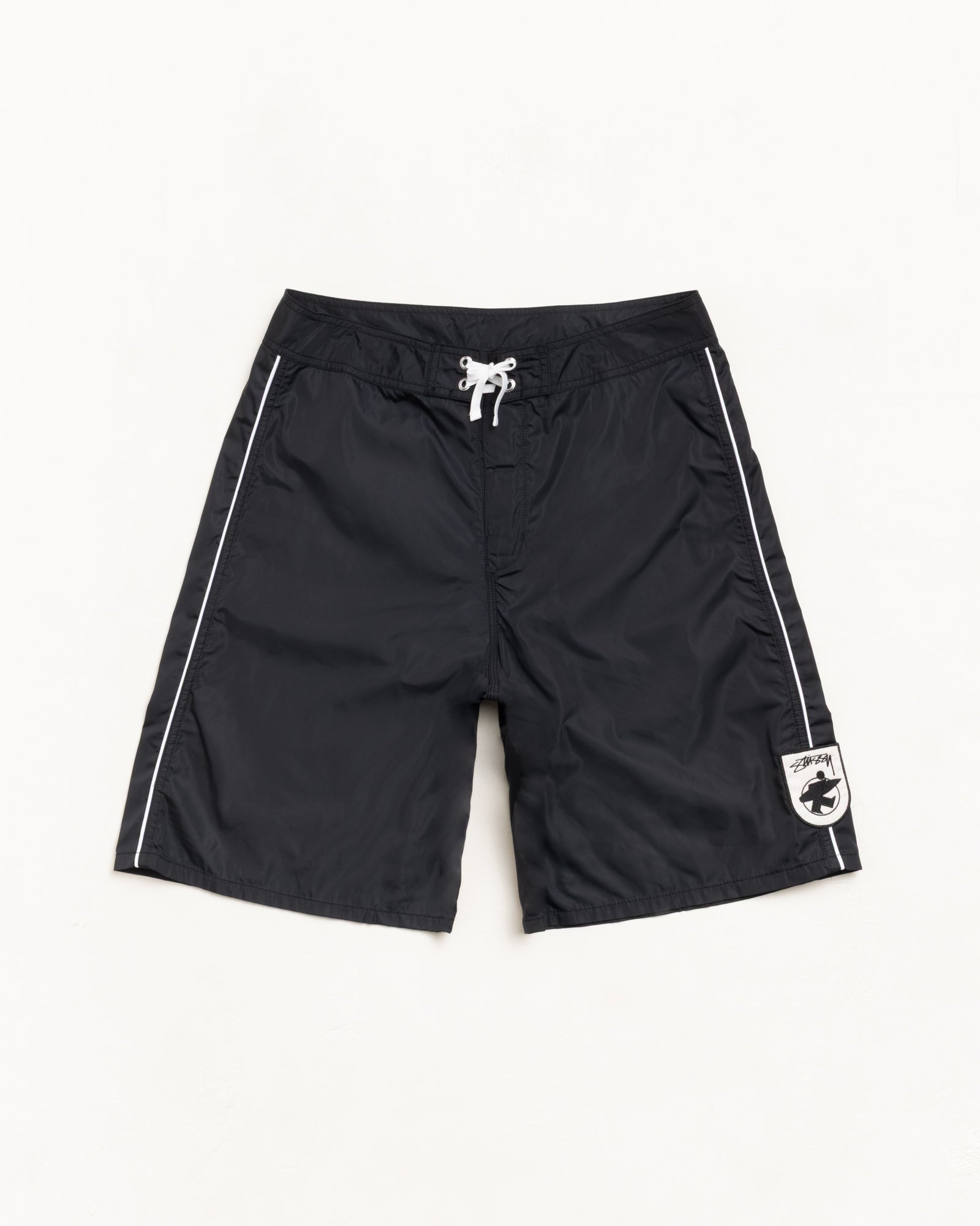 SURFMAN BOARD SHORT✖︎nylon over shorts Surfman Board Short – Black | Bottoms | Stüssy Korea