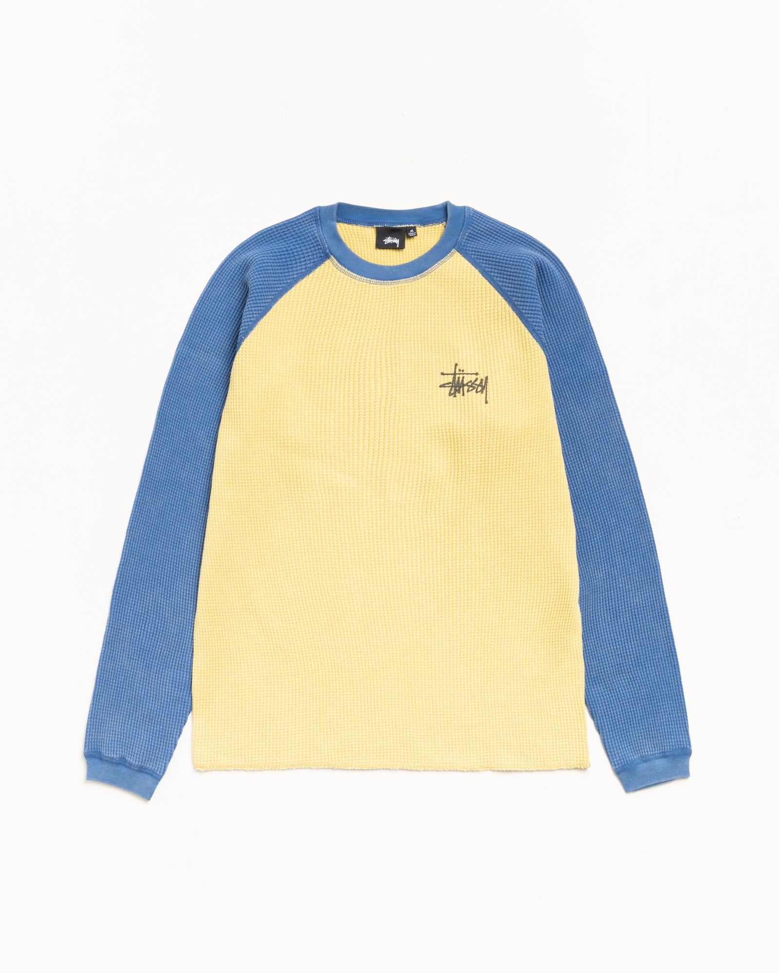 Basic Stüssy Thermal 2 Tone – Yellow | Tops | Stüssy Korea