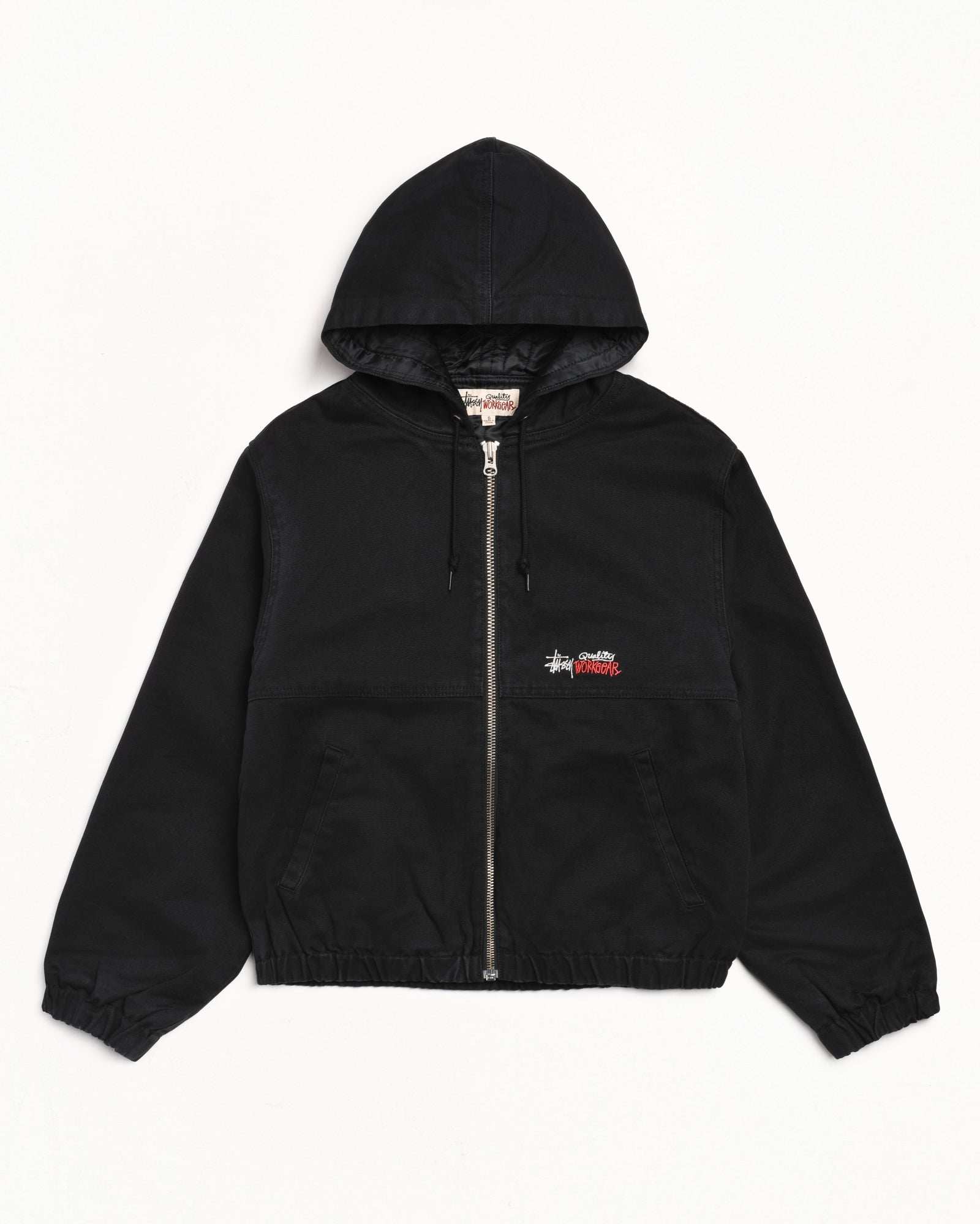 Insulated Work Jacket Canvas – Black | Outerwear | Stüssy Korea