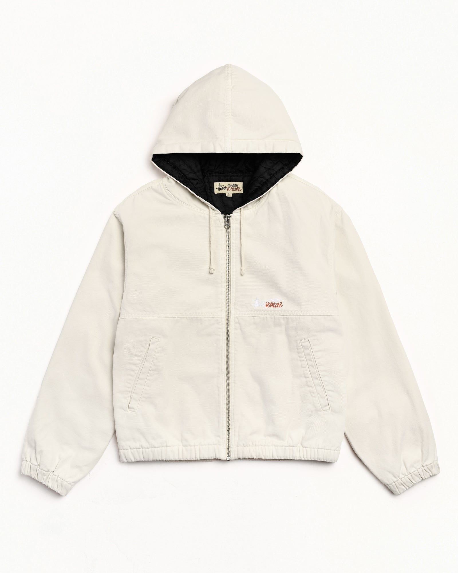 Insulated Work Jacket Canvas – Bone Outerwear Stüssy Korea