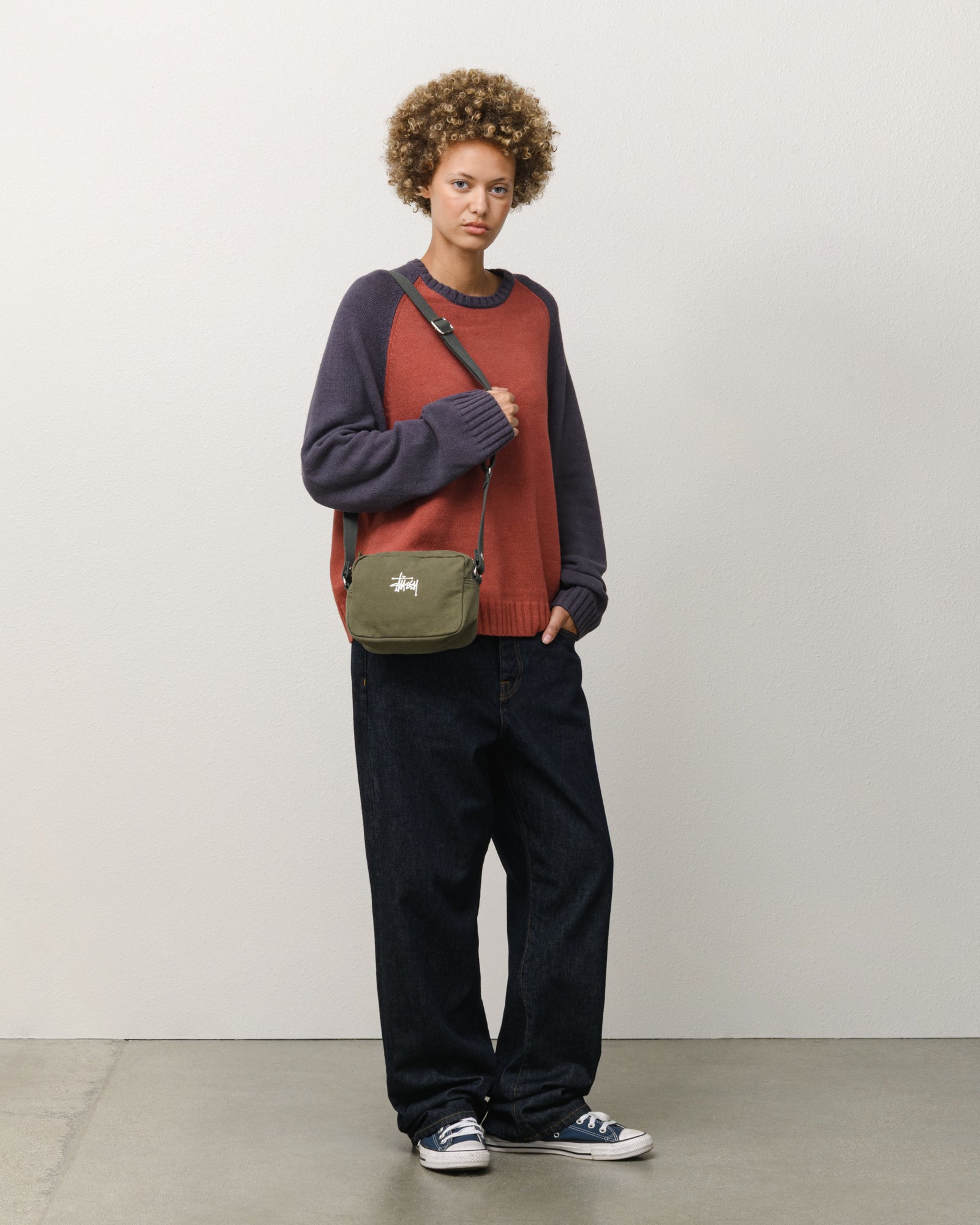 バッグ stussy CANVAS POUCH Canvas Side Pouch – Natural | Accessories | Stüssy Japan