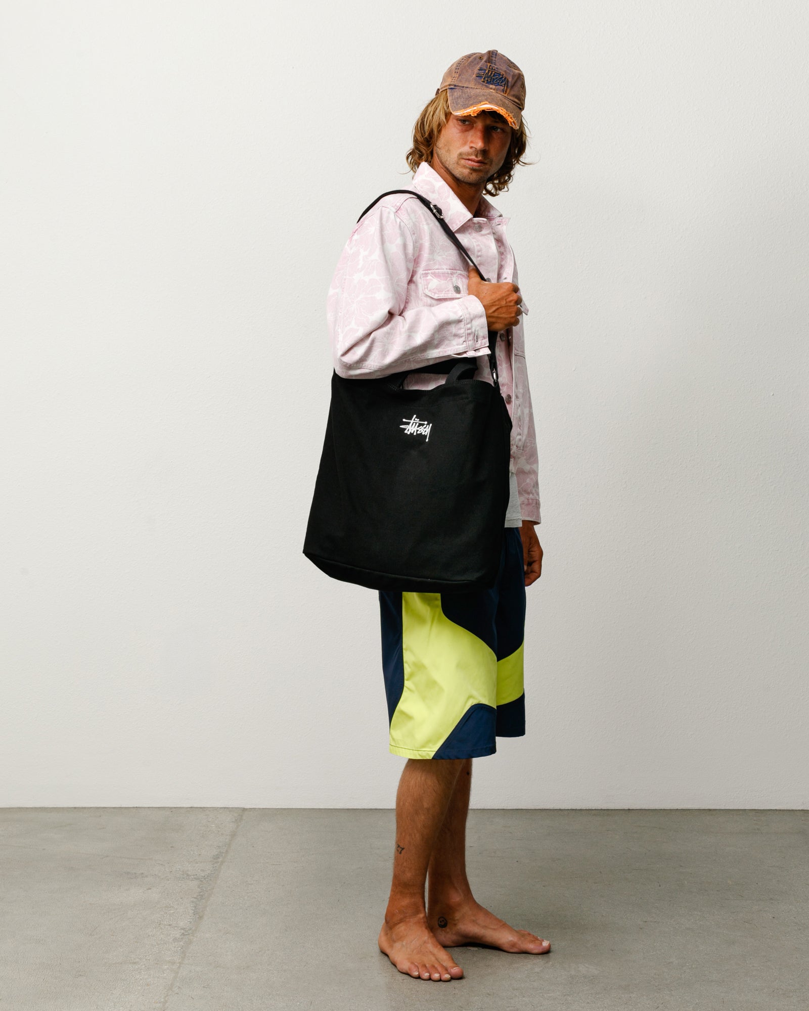 Canvas Crossbody Bag – Black | Accessories | Stüssy Korea