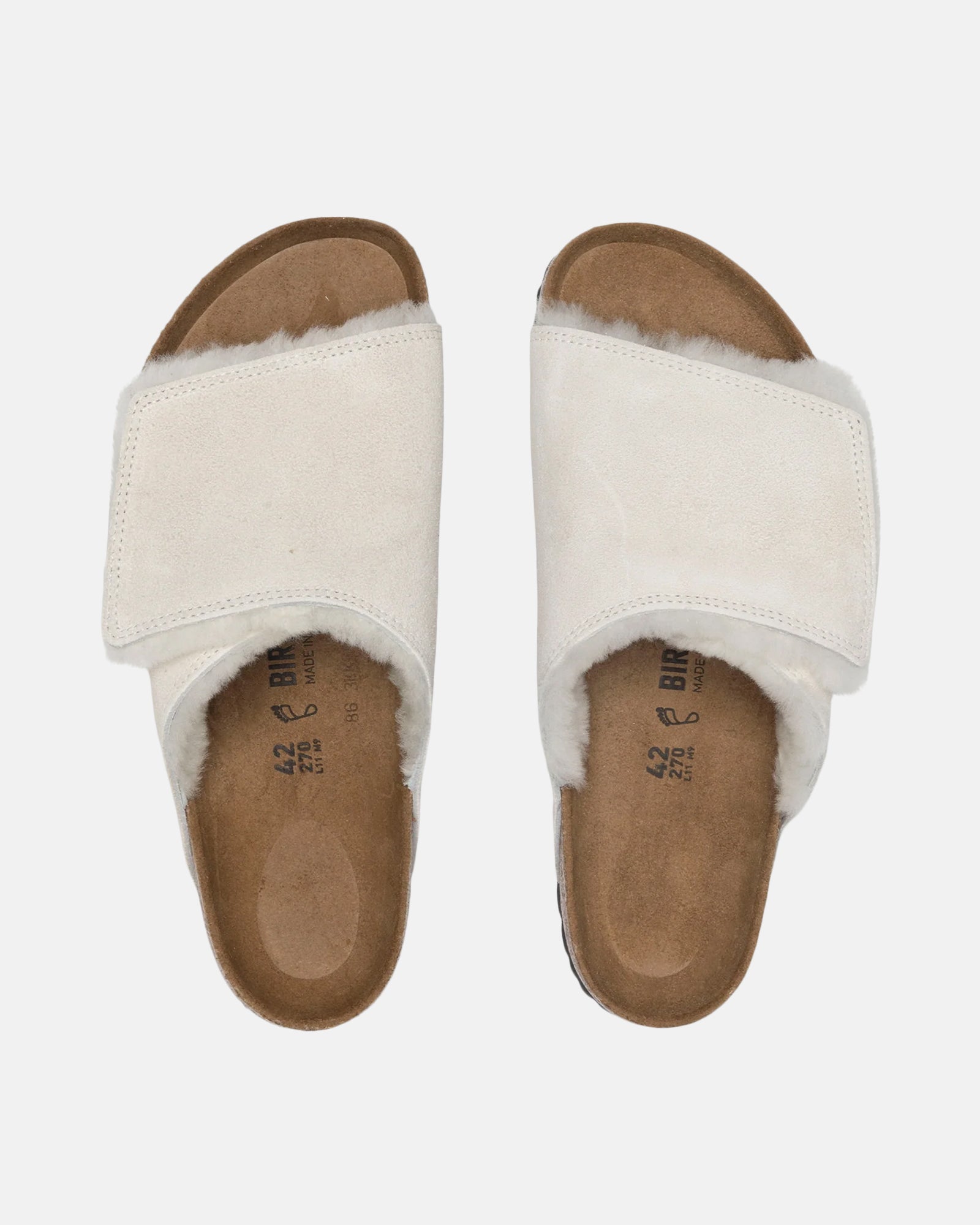 Stüssy Stüssy & Birkenstock Solana Shearling Slide Bone Accessories