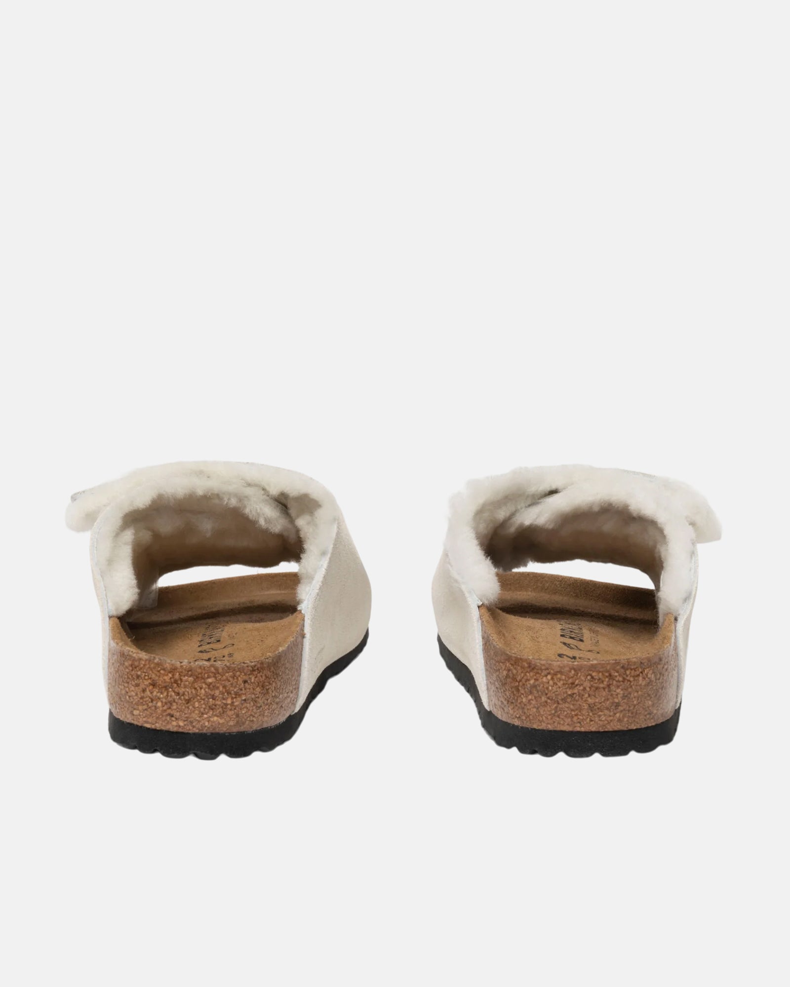 Stüssy Stüssy & Birkenstock Solana Shearling Slide Bone Accessories