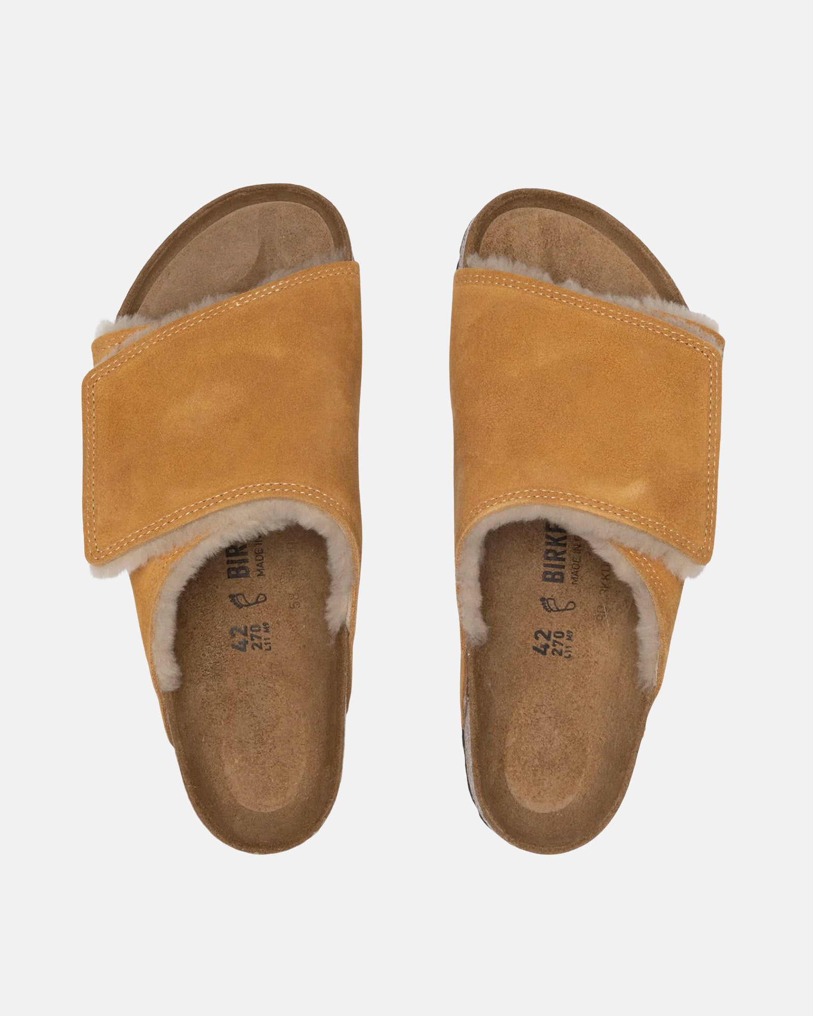 Stüssy Stüssy & Birkenstock Solana Shearling Slide Caramel Accessories