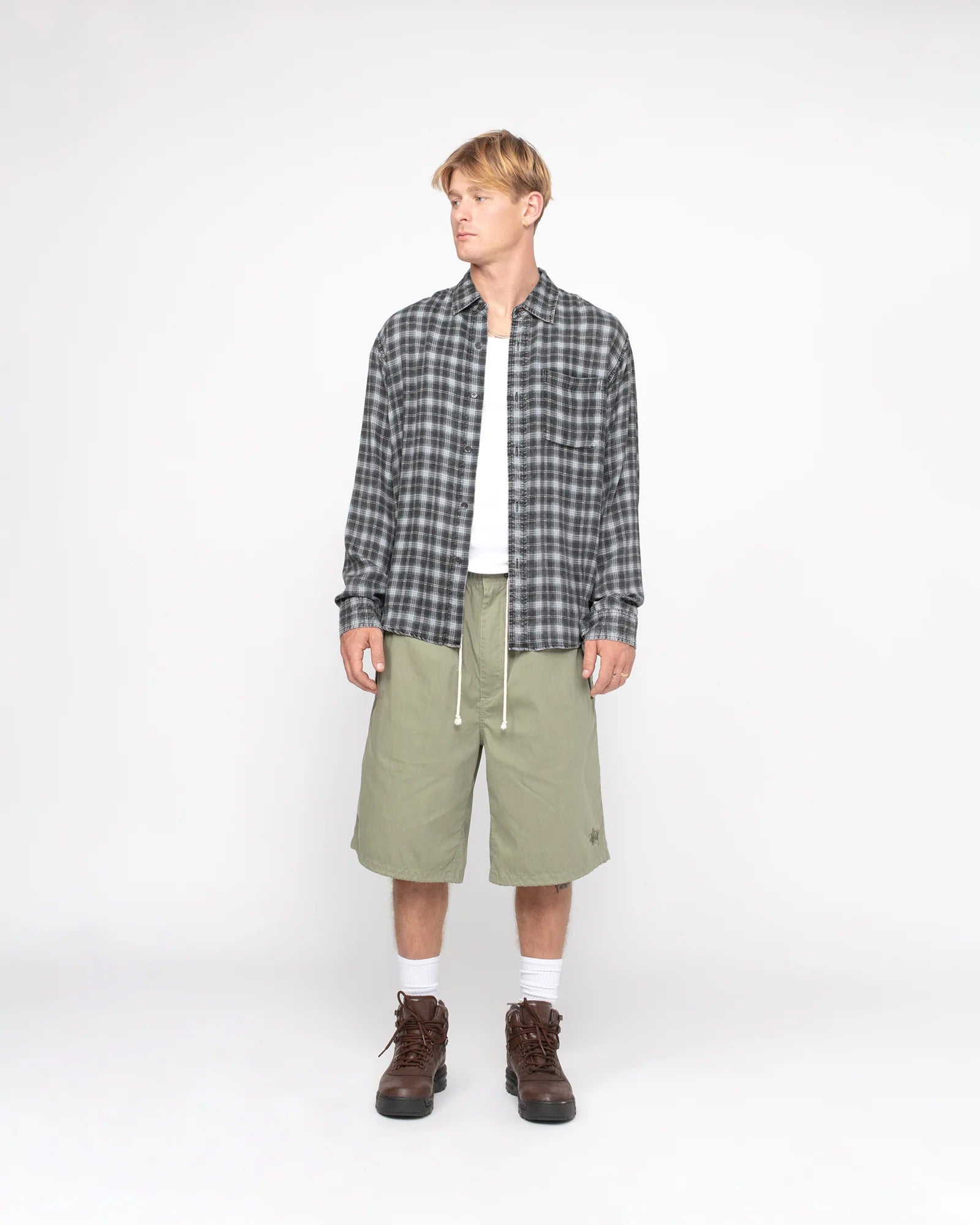 MATTHEW PLAID SHIRT – 블루 | 셔츠 | Stüssy Korea