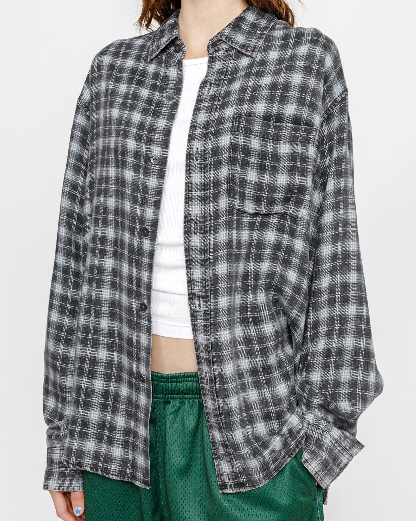 MATTHEW PLAID SHIRT – 블루 | 셔츠 | Stüssy Korea