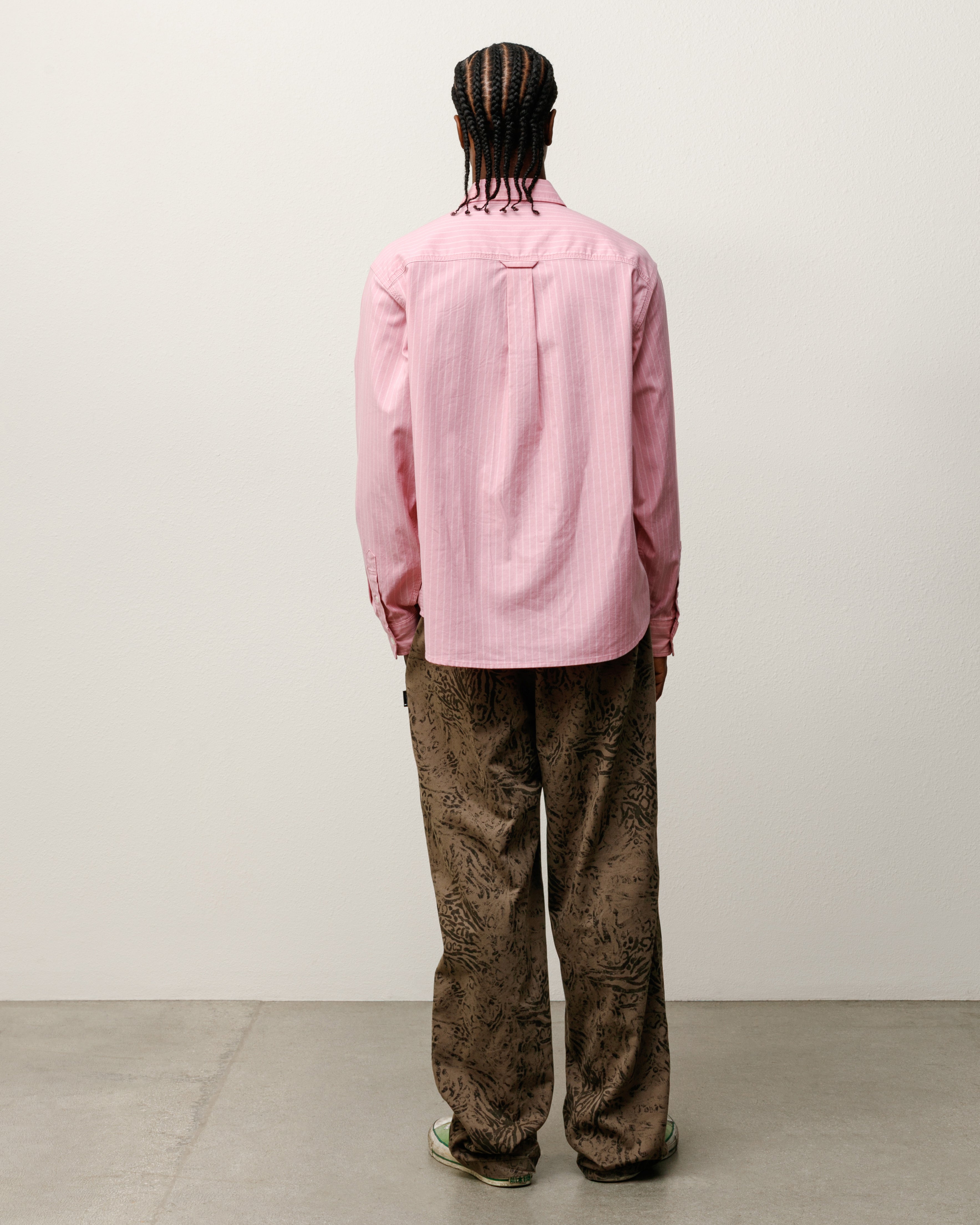 Oxford Shirt – Pink Stripe | Tops & Shirts | Stüssy Korea