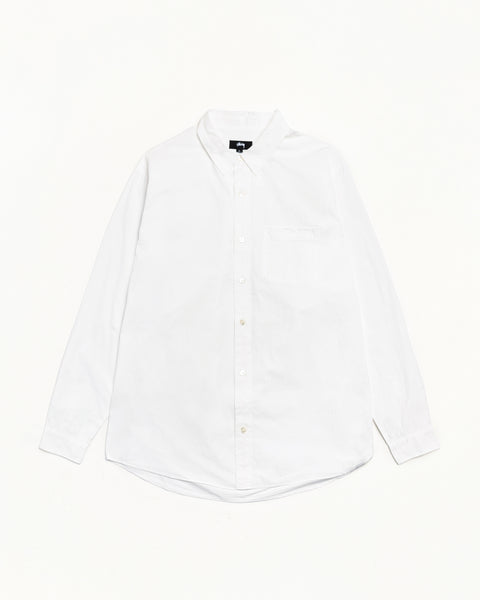Oxford Ls Shirt Mens Long Sleeve In White