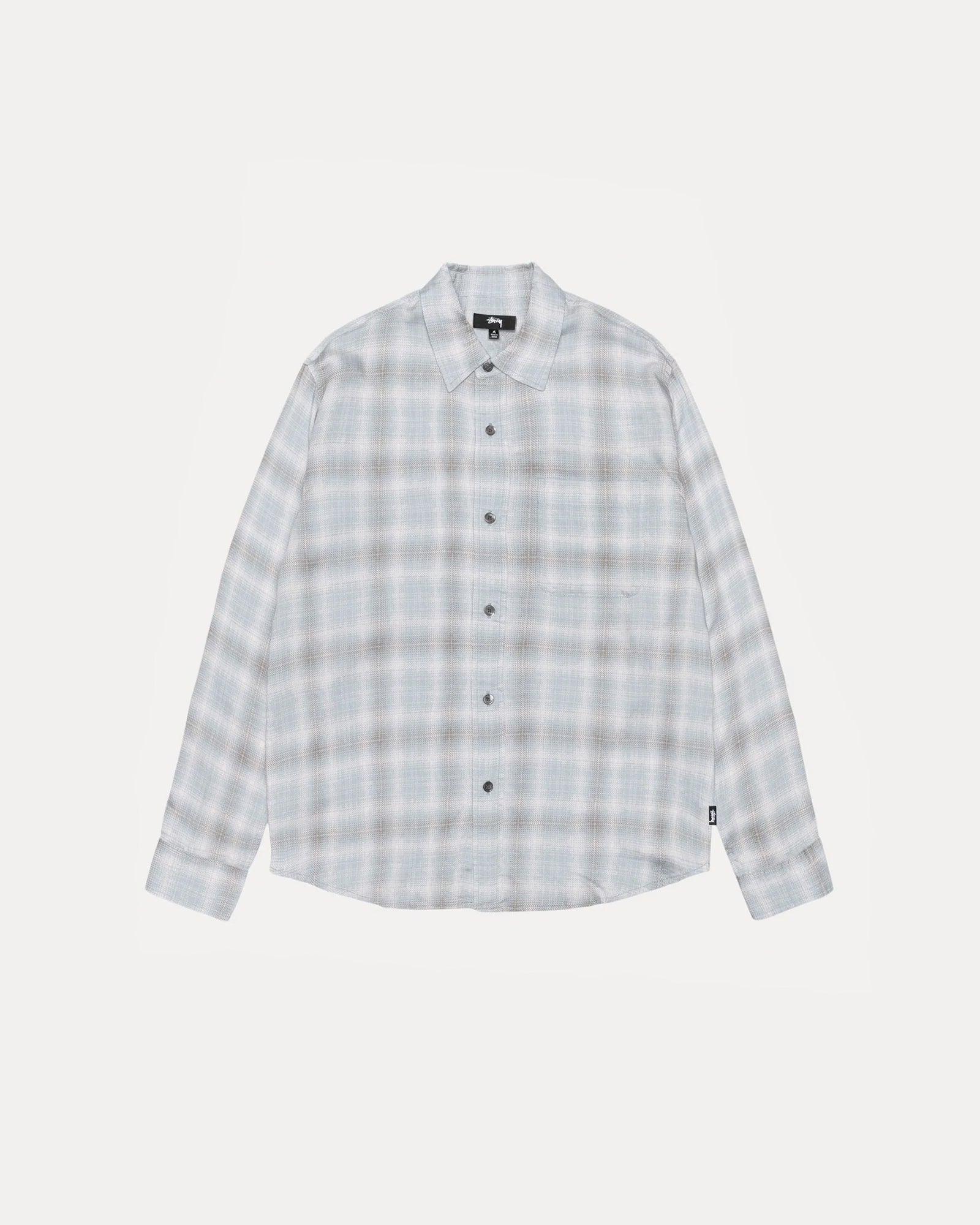 Matthew Printed Shirt - Lt. Blue | Tops & Shirts | Stüssy Korea