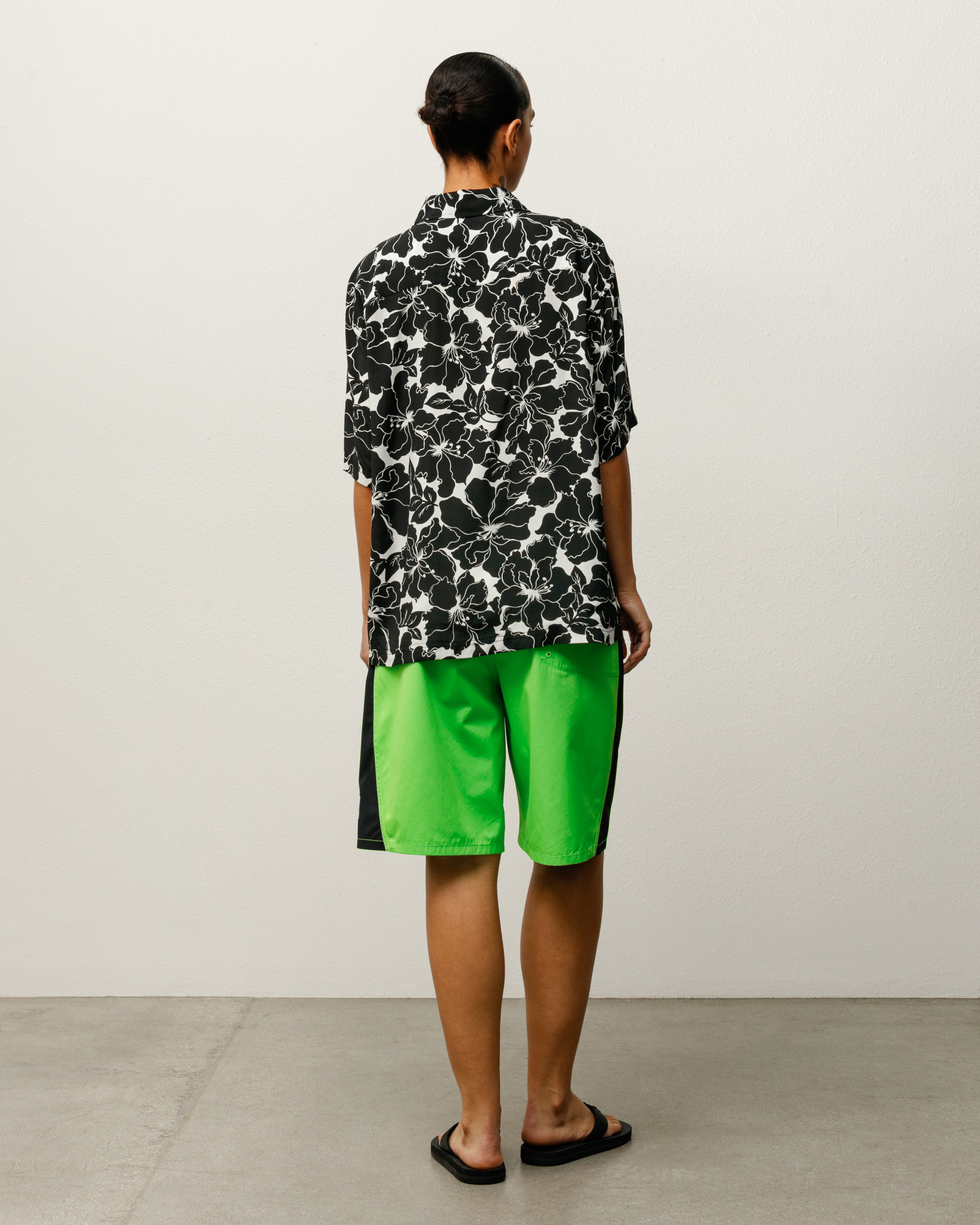 Floral Hawaiian Shirt – Black | Tops & Shirts | Stüssy Korea