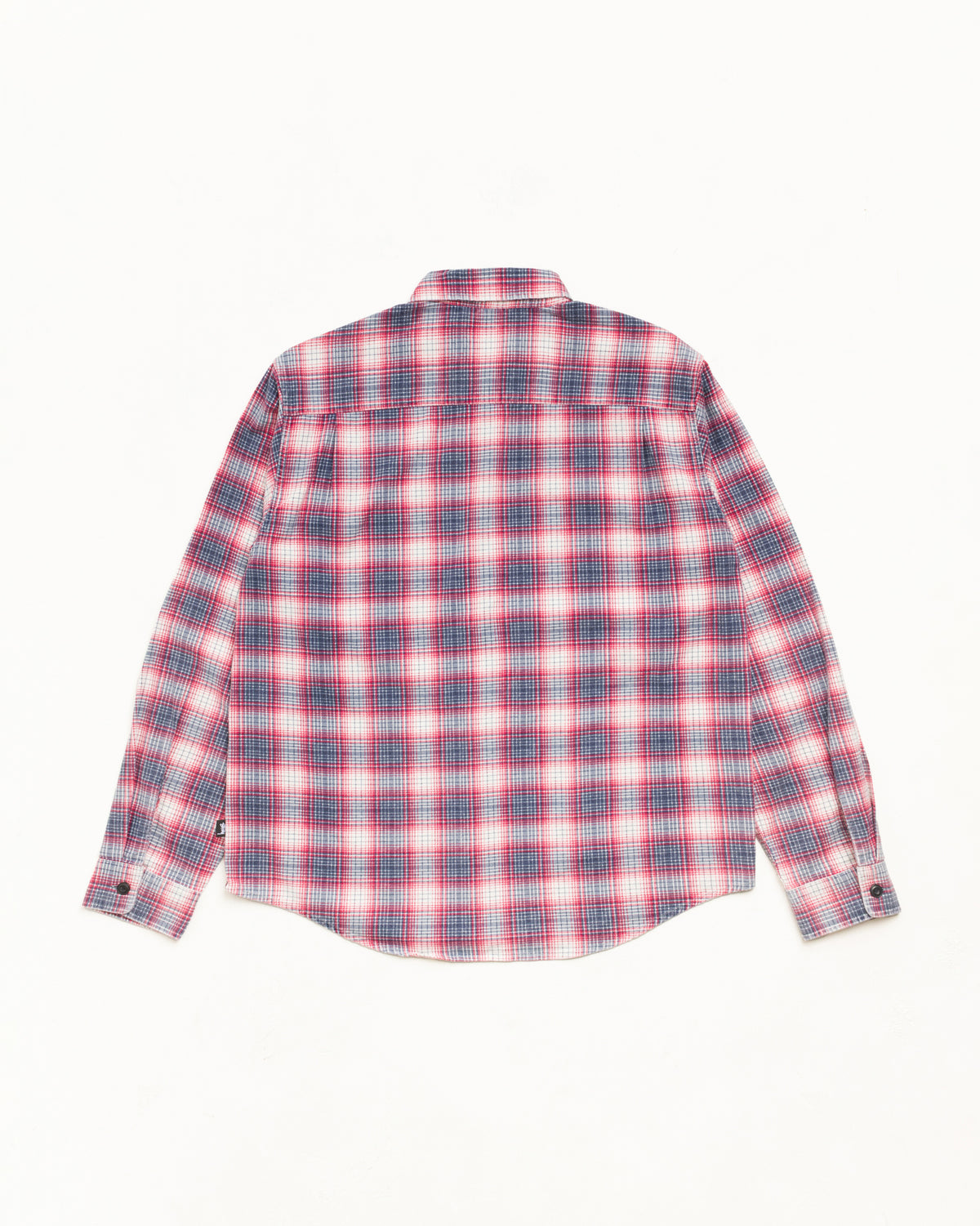 Dax Plaid Shirt Unisex Long Sleeve In Red