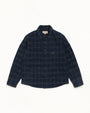 QUILTED PLAID SHIRT JACKET
