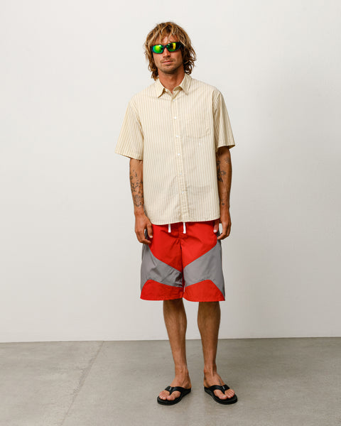 Standard Ss Shirt Unisex Short Sleeve In Yellow Stripe
