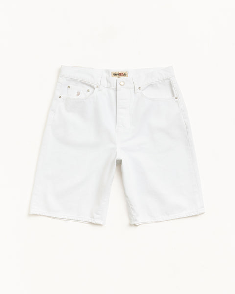 Big Ol Short Denim Mens Regular In White
