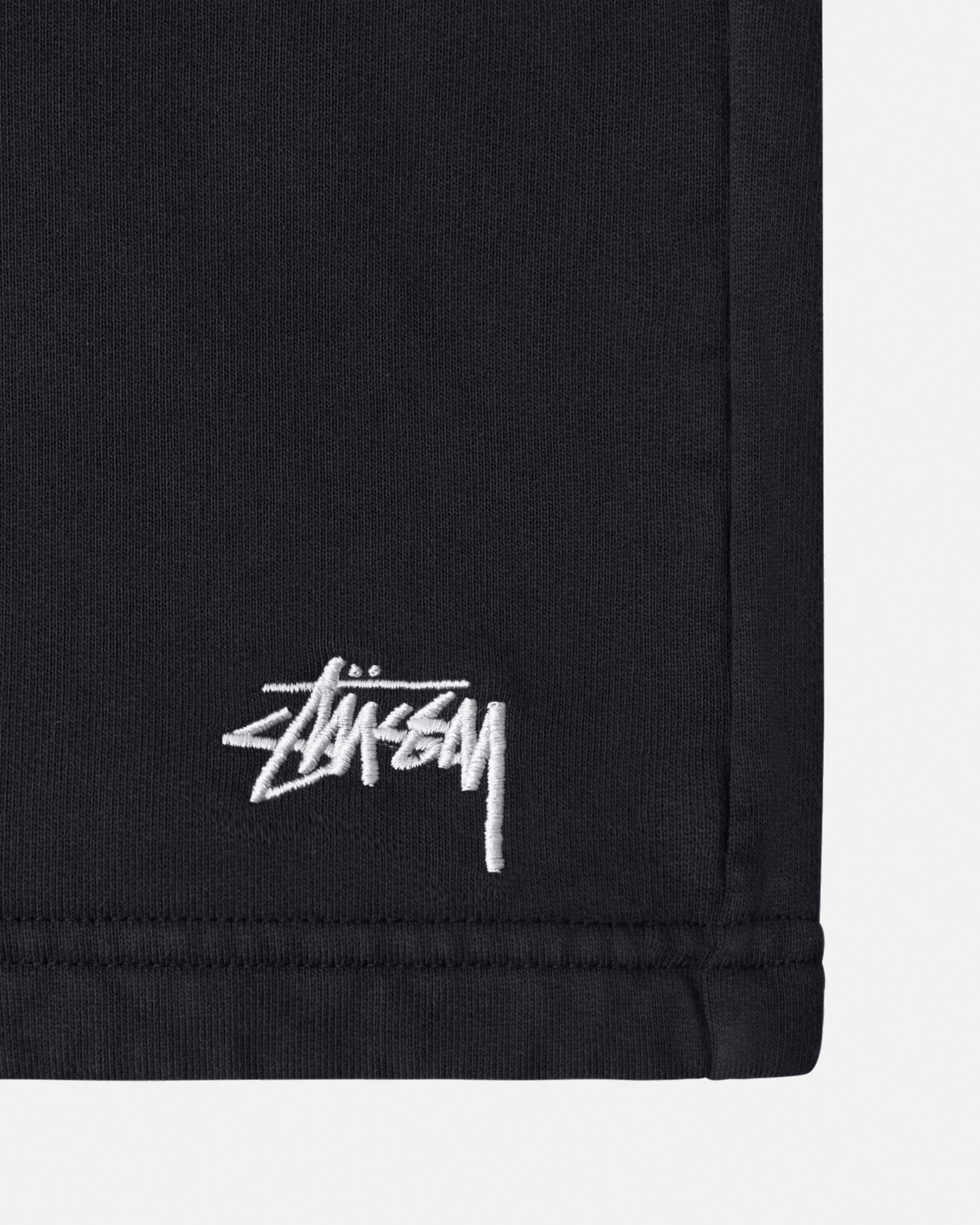 Stüssy Stock Logo Sweatshort Black Shorts
