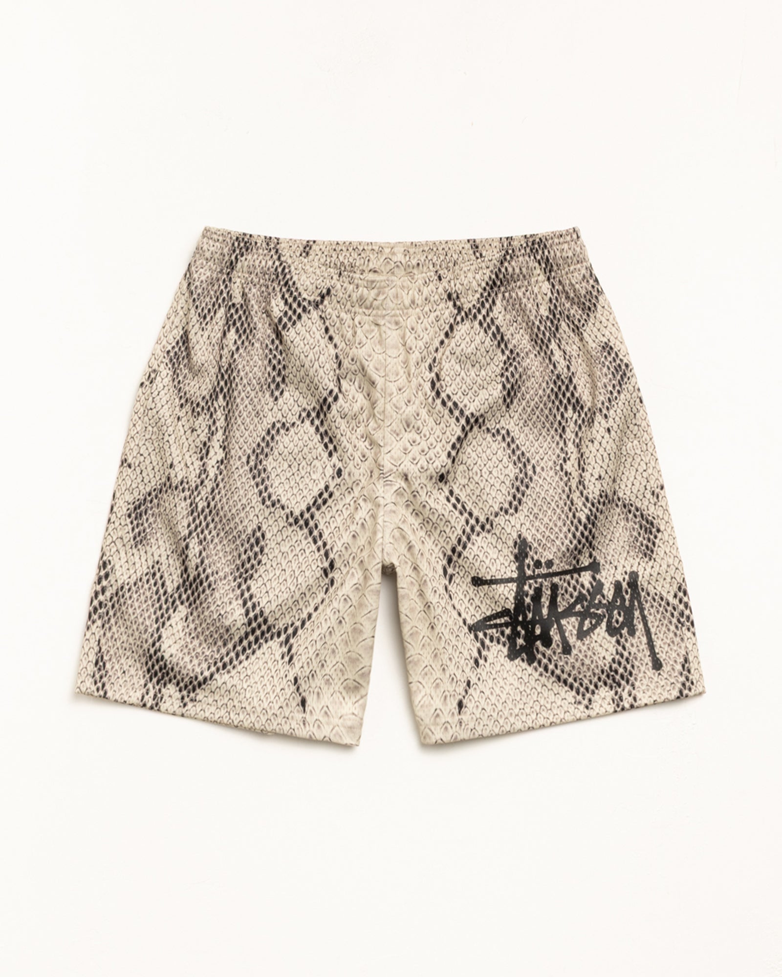Mesh Short Snake Skin Mens Regular In Bone