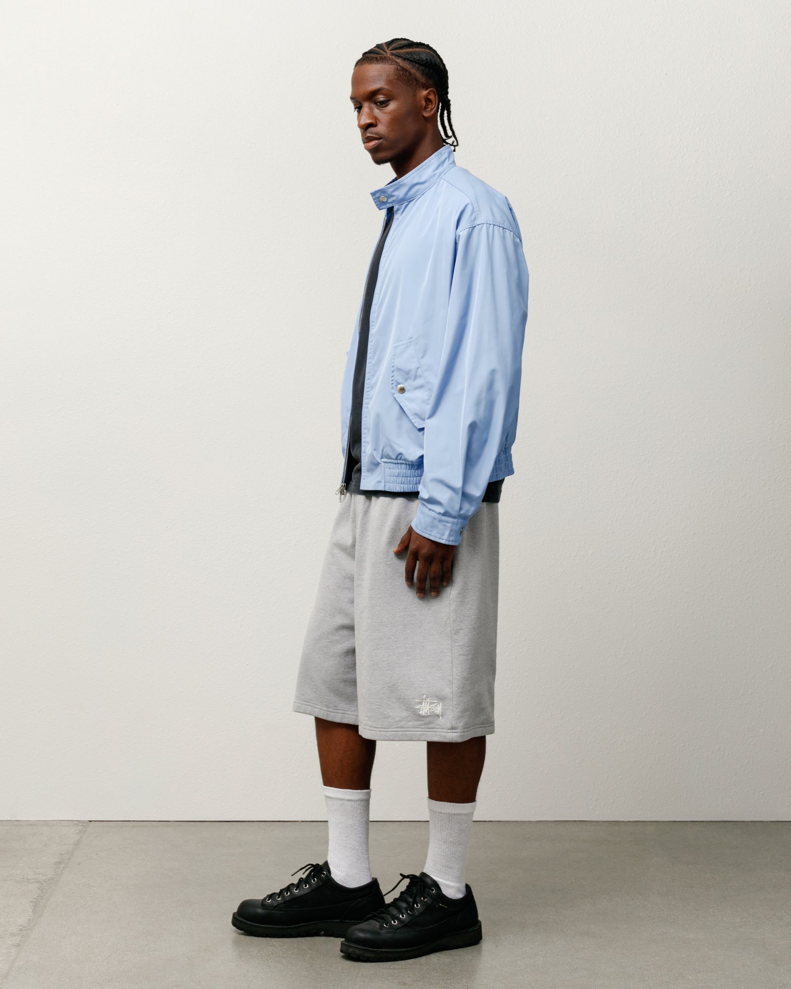Double Layer Jersey Short – Grey Heather | Shorts | Stüssy Korea