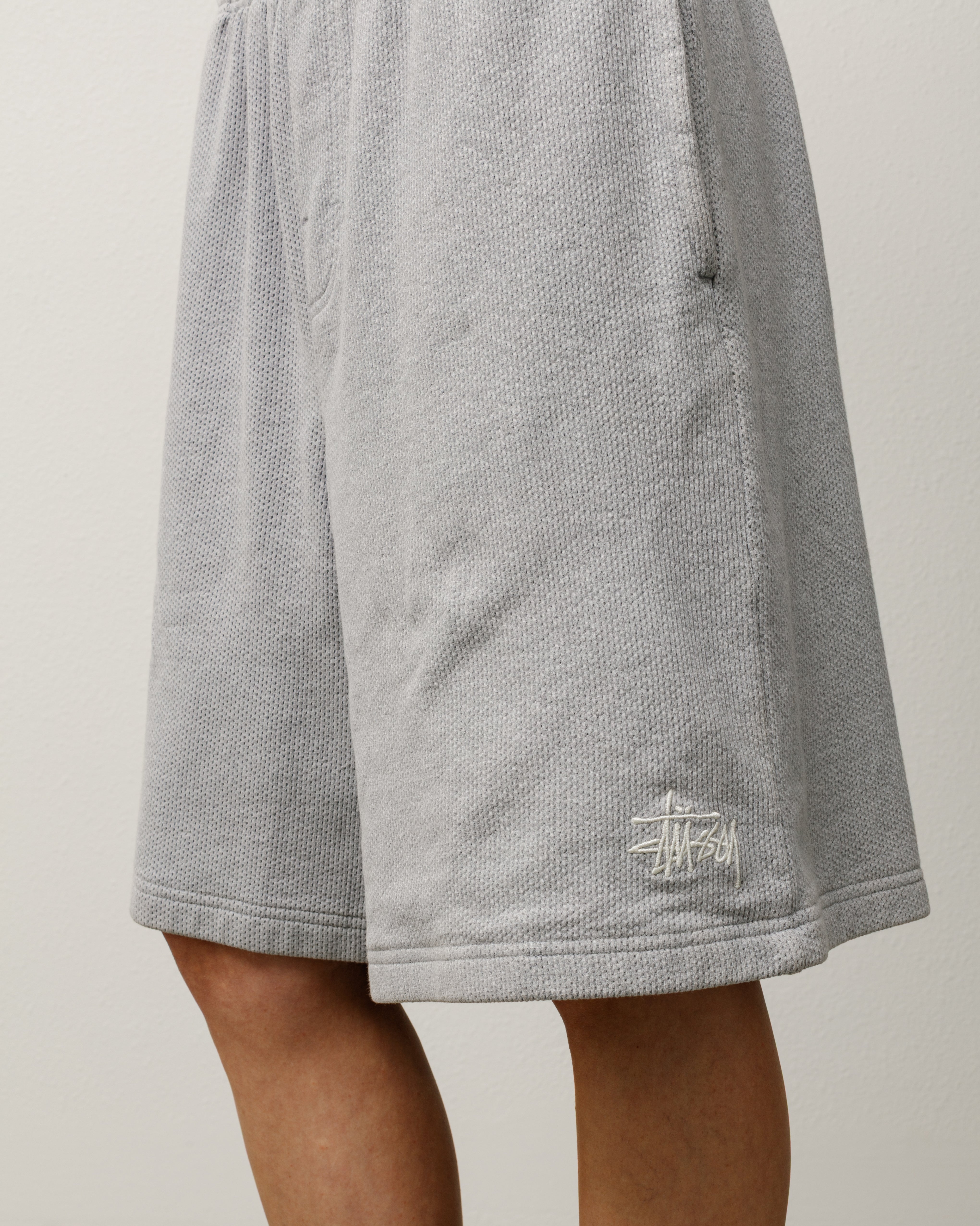 Double Layer Jersey Short – Grey Heather | Shorts | Stüssy Korea