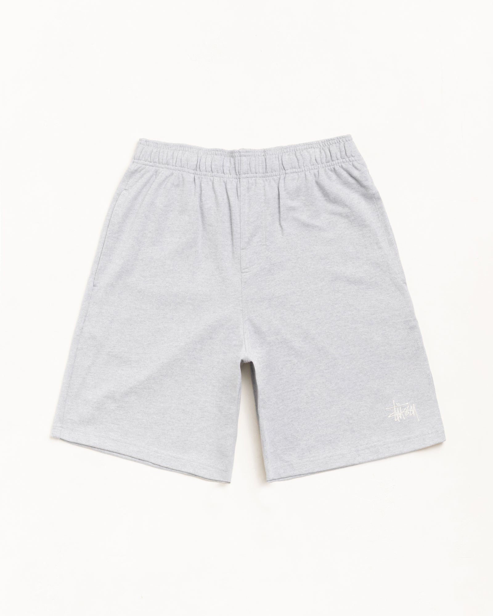 Jersey Short Mens Regular In Grey Heather