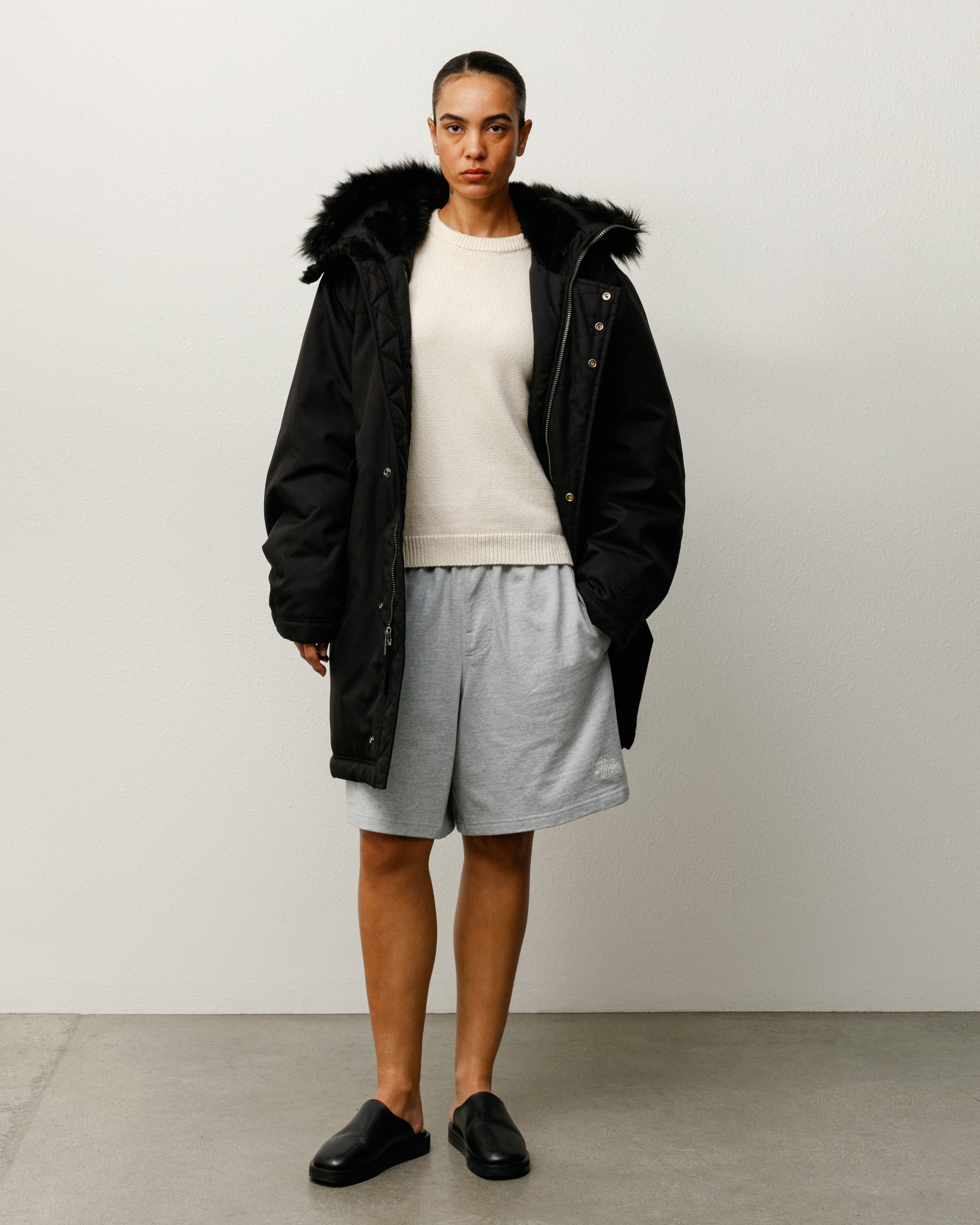 Jersey Short – Grey Heather | Shorts & Trunks | Stüssy Korea
