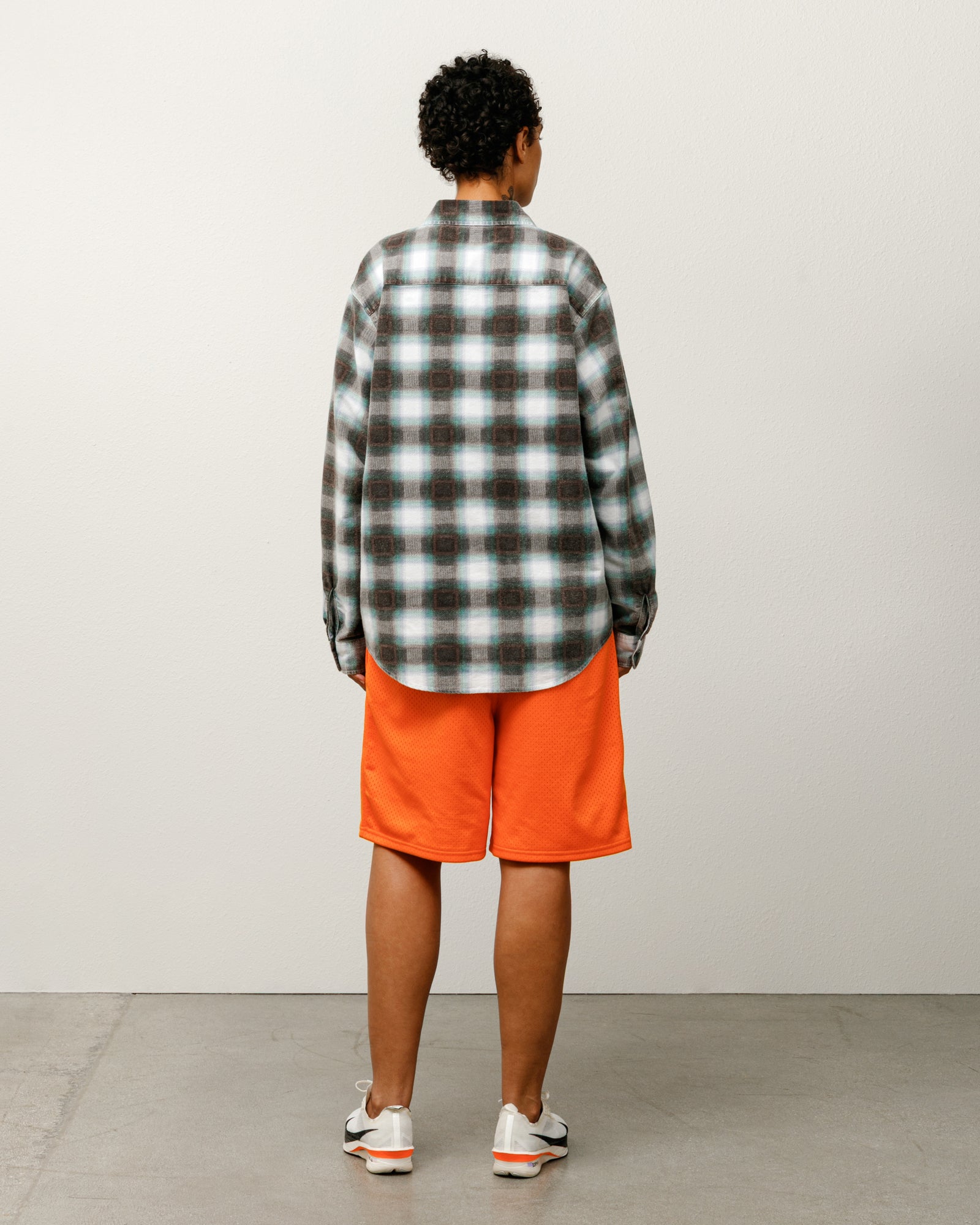 Mesh Short Basic Mens Regular In Orange