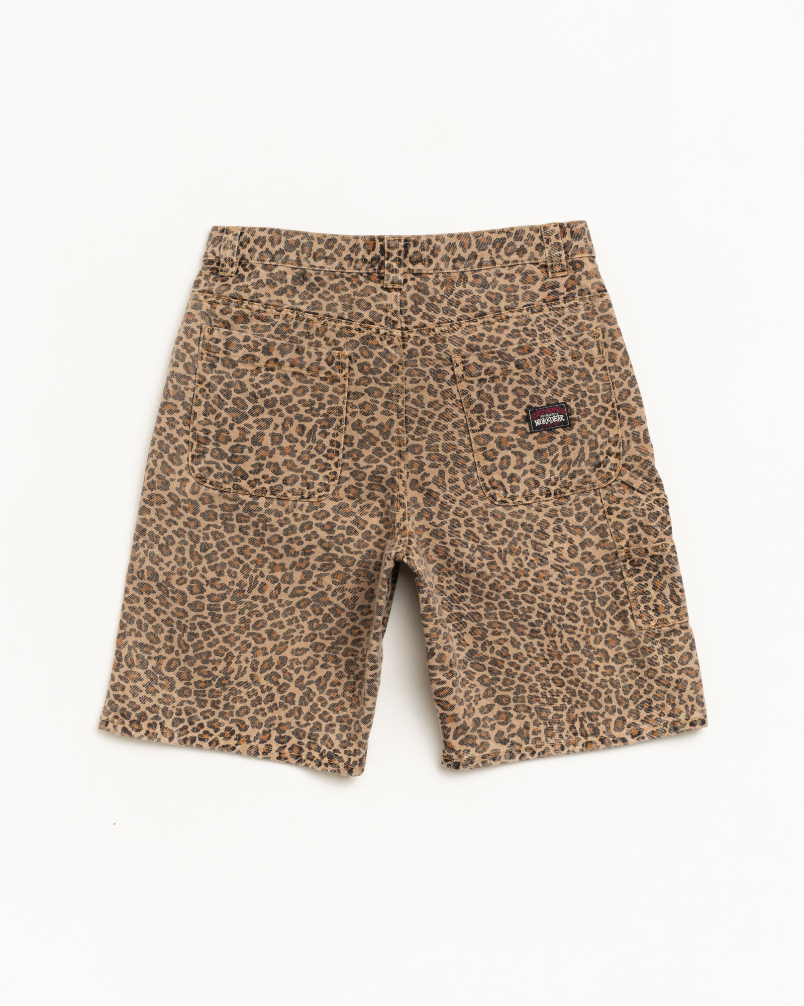 Denim Work Short – Leopard | Shorts | Stüssy Korea