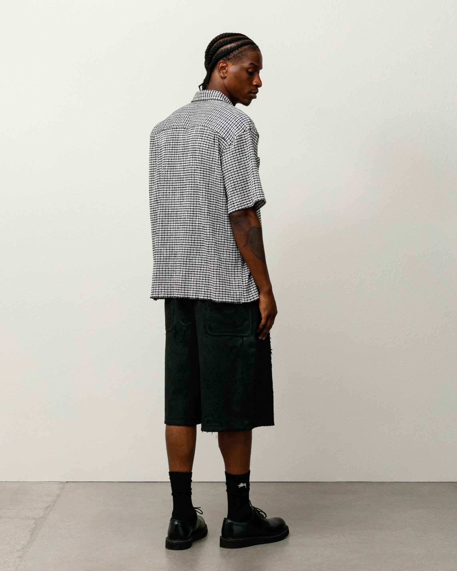 パンツ stussy Poly Cotton Work Short Black 32 楽天市場】ステューシー STUSSY ハーフパンツ メンズ Poly