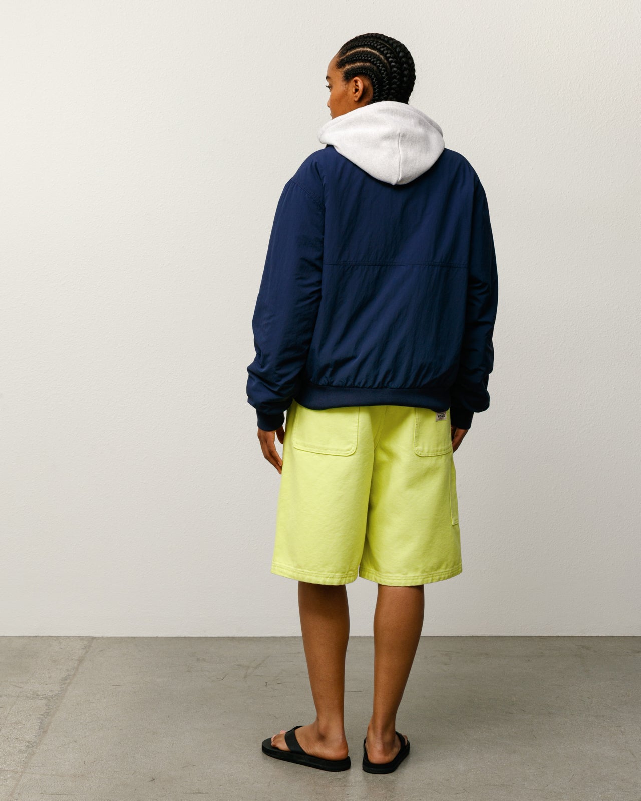 Work Short Canvas Mens Regular In Yellow