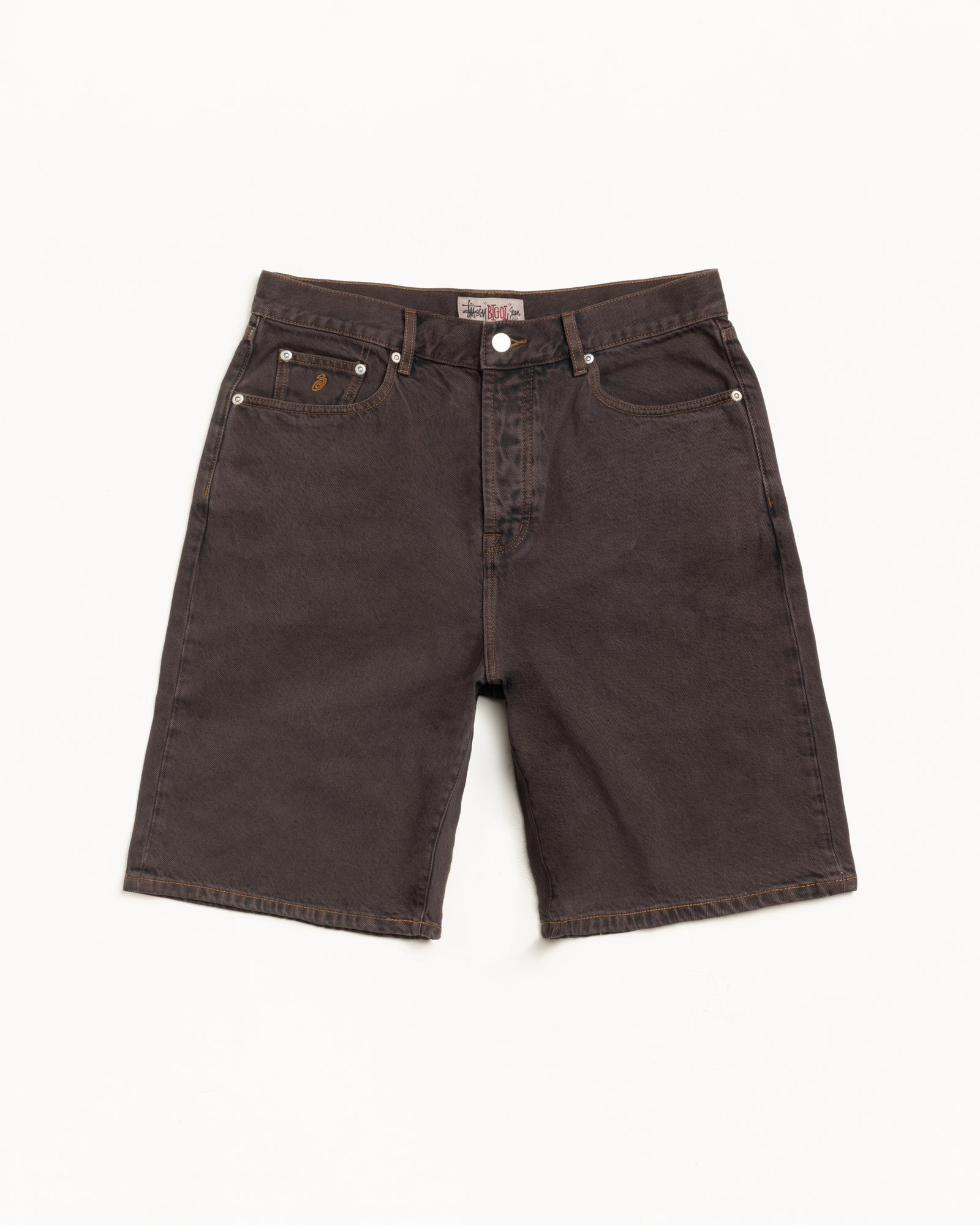 Big Ol Shorts Resin Denim Mens Regular In Resin Brown