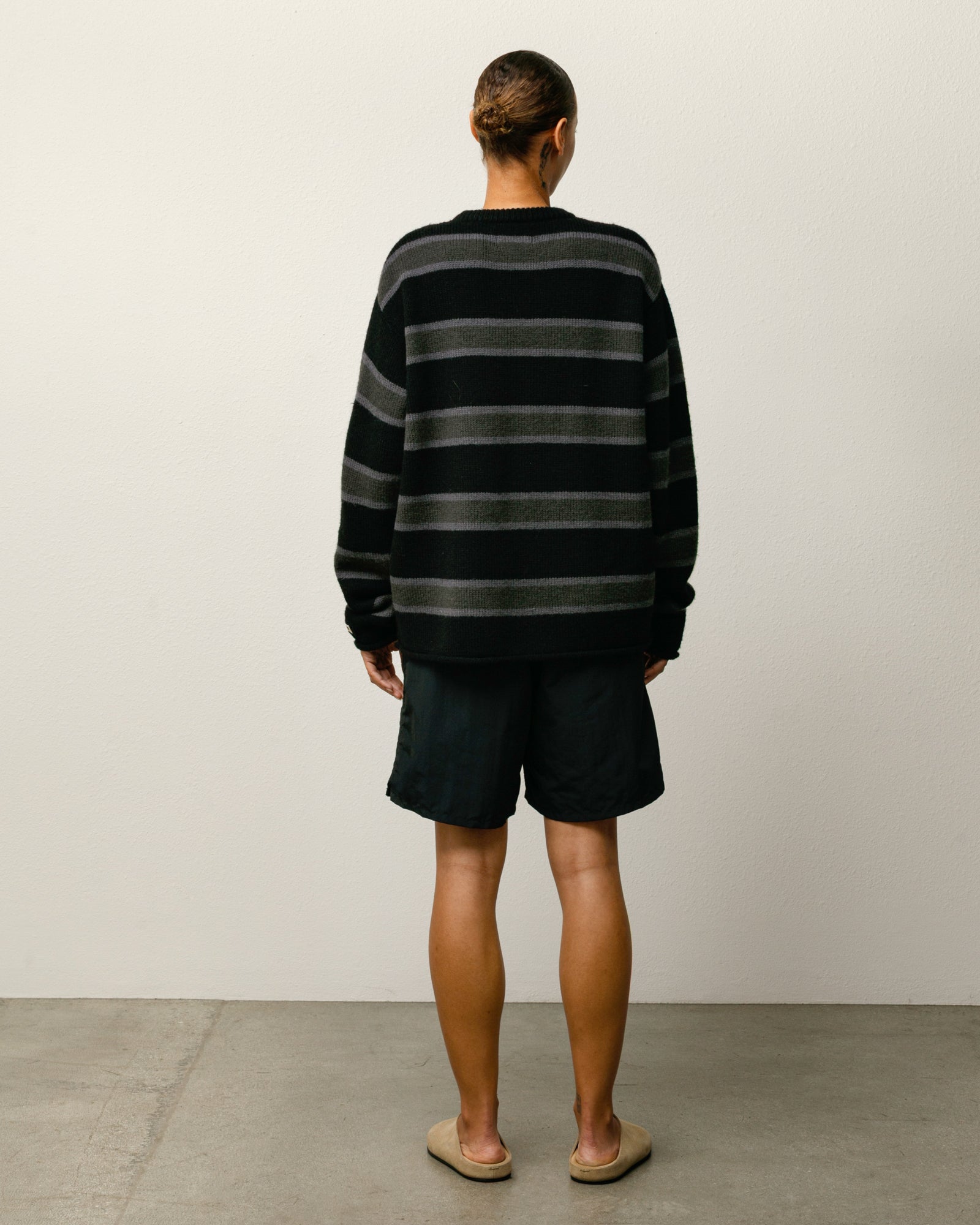 Stüssy STOCK WATER SHORT, 블랙 컬러의 쇼츠 제품, 색상 블랙