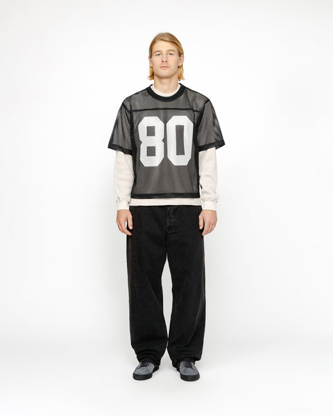 Stüssy Team Jersey 80 Black Tops  | hero:hover:collection:new-arrivals,tops,shirts,tees,all