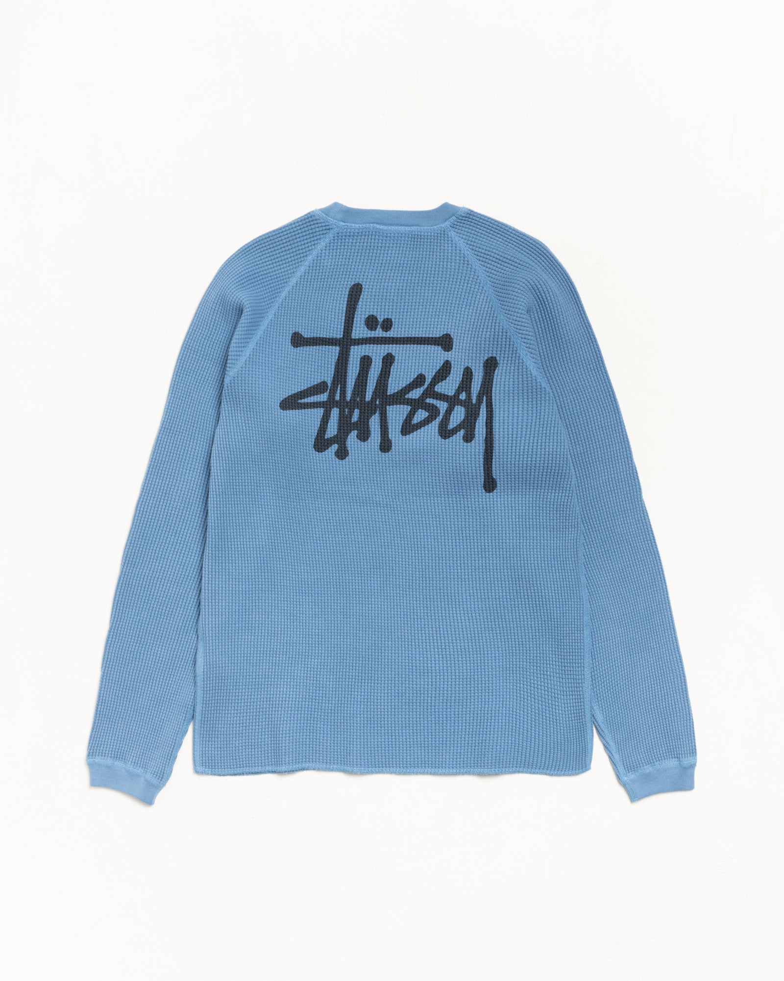 Basic Stüssy Thermal – Dust Blue | Tops & Knits | Stüssy Korea