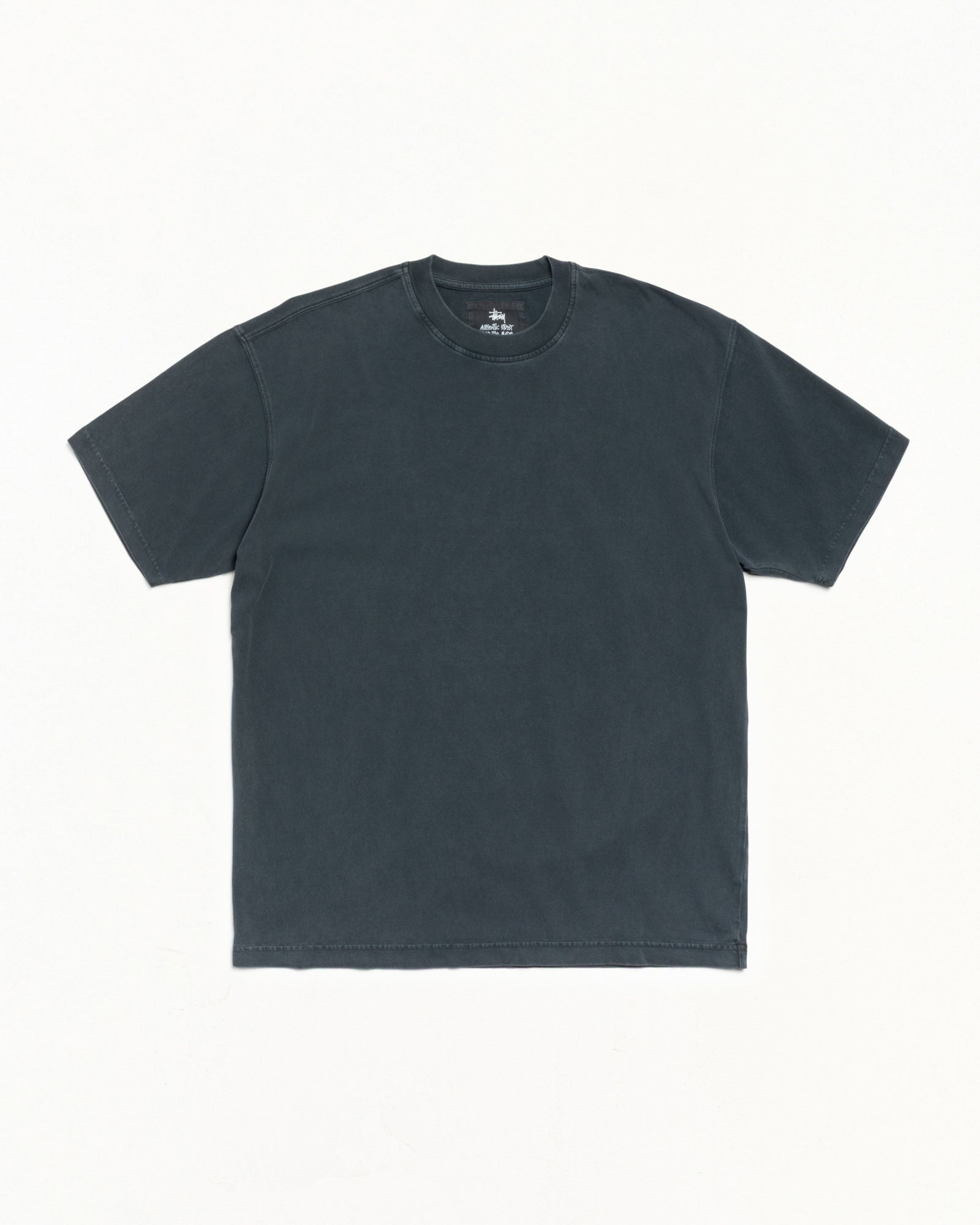 Dyed Ss Tee Mens Short Sleeve In Faded Black