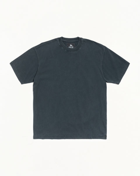 Dyed Ss Tee Mens Short Sleeve In Faded Black
