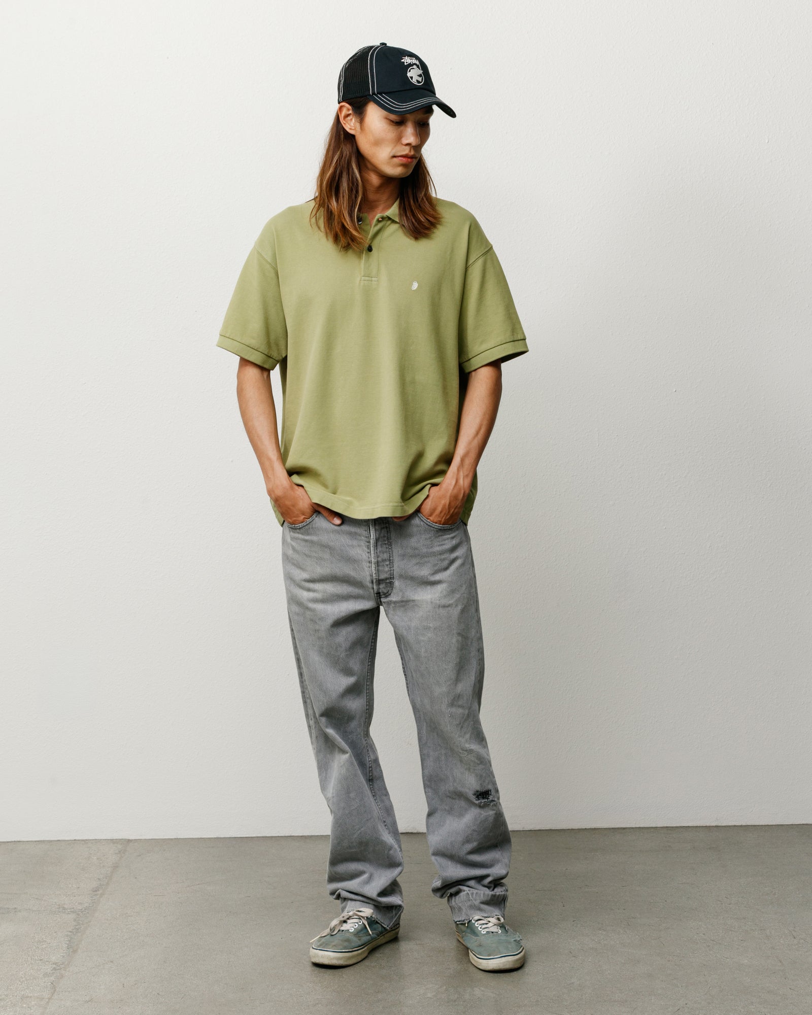 Classic Pique Polo Unisex Short Sleeve In Leaf