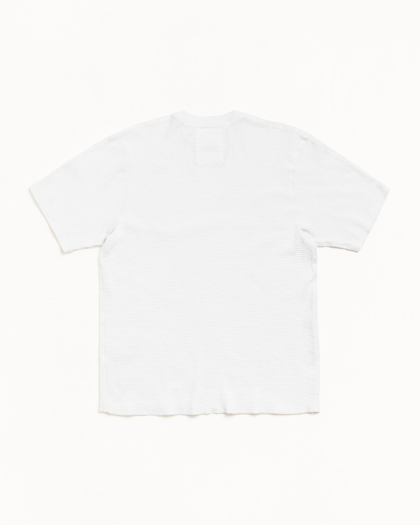 Dyed Ss Thermal Mens Short Sleeve In White