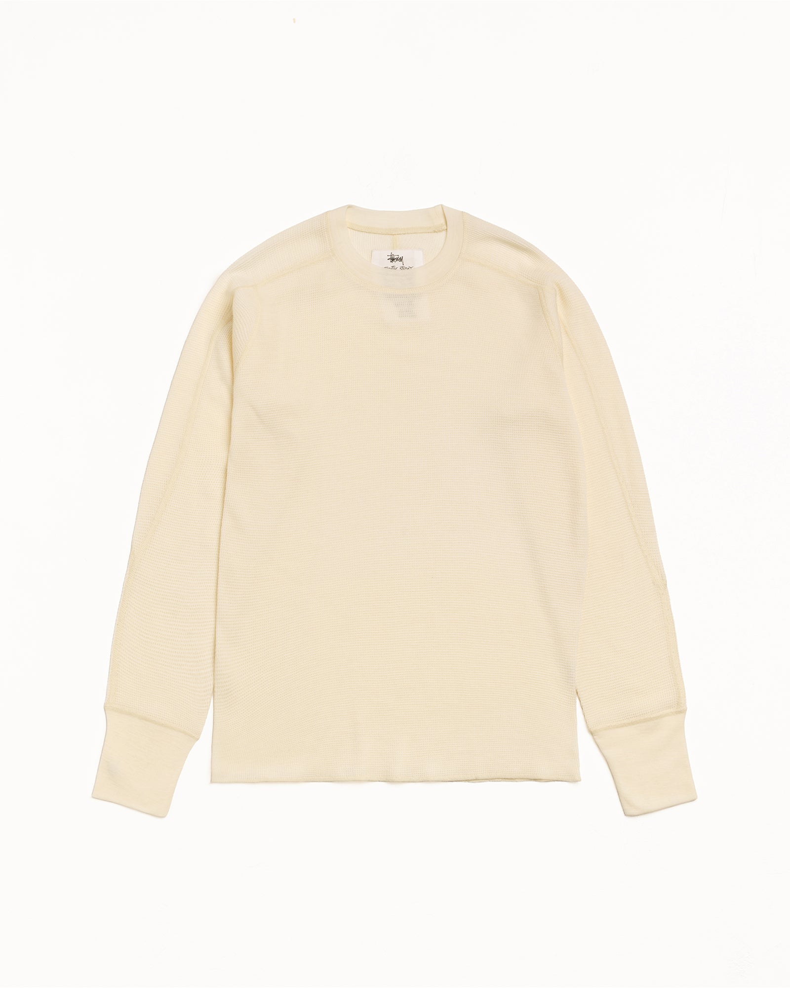 Wool Ls Thermal Mens Long Sleeve In Ecru