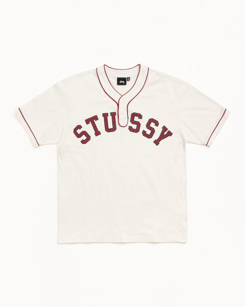 Arch Baseball Jersey Mens Short Sleeve In Natural