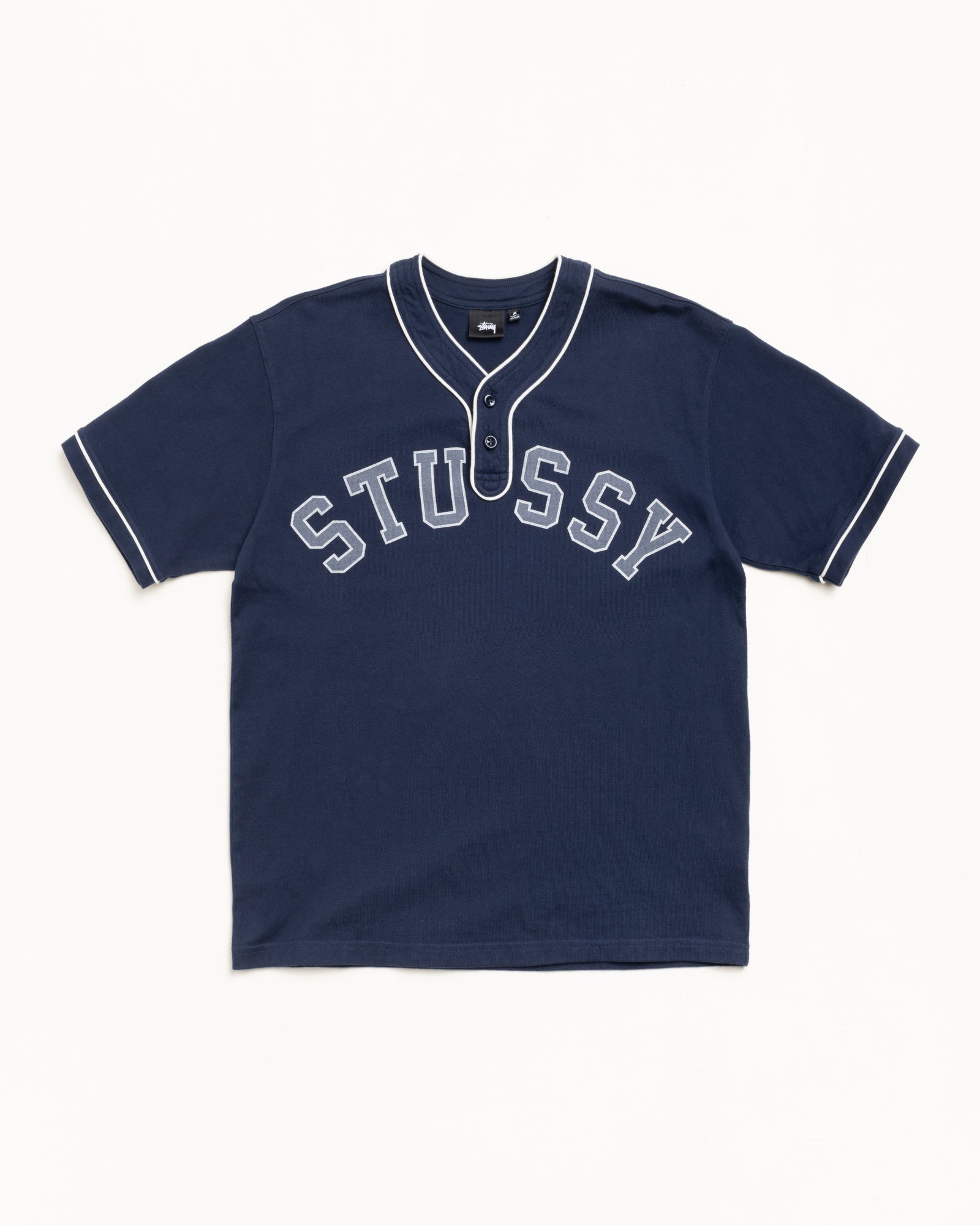 Arch Baseball Jersey Mens Short Sleeve In Navy