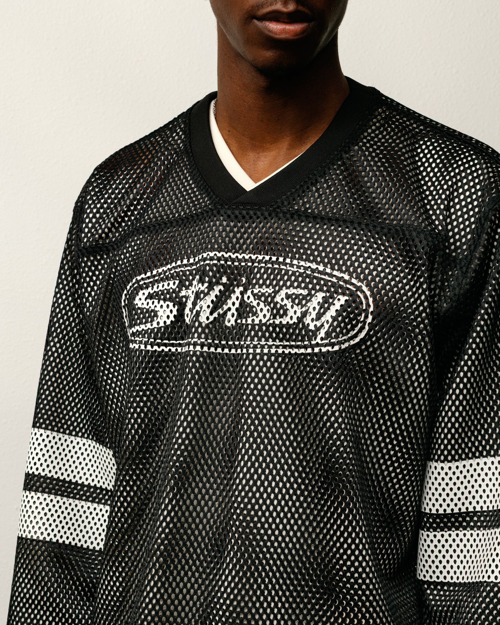 Trucker Team Jersey – Black | Tops & Shirts | Stüssy Korea