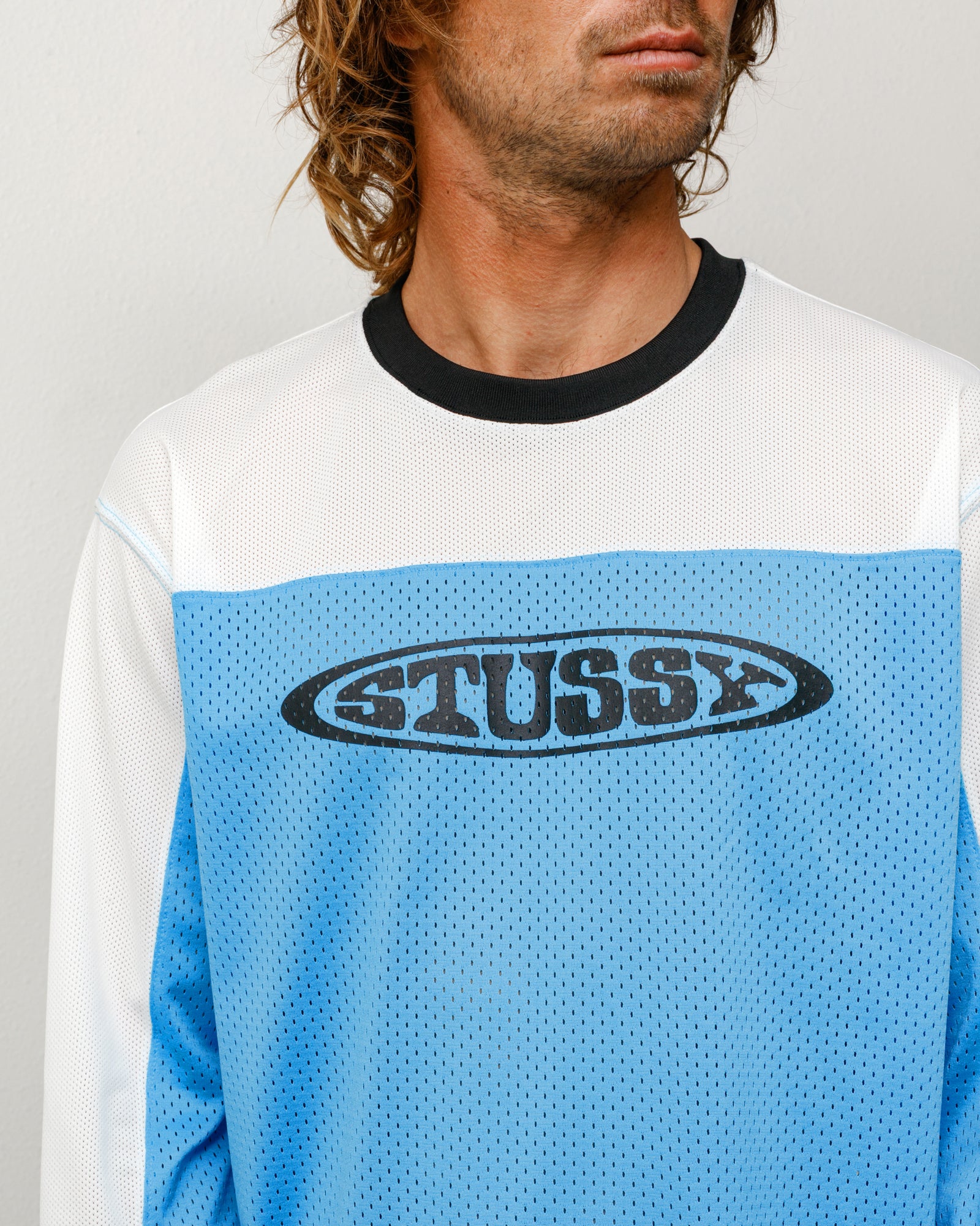 Terrain Jersey Unisex Long Sleeve In Blue