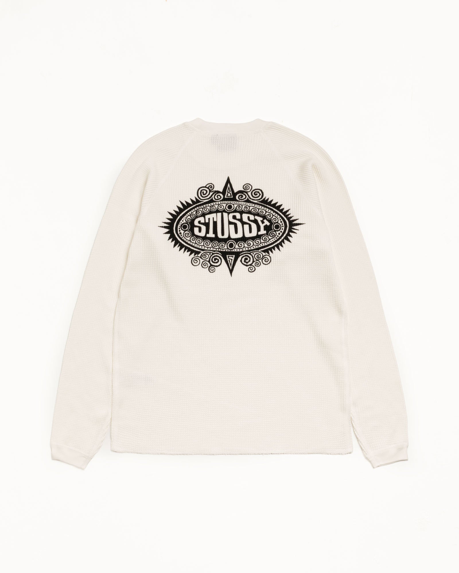 Mantra Raglan Thermal – White | Tops & Knits | Stüssy Korea