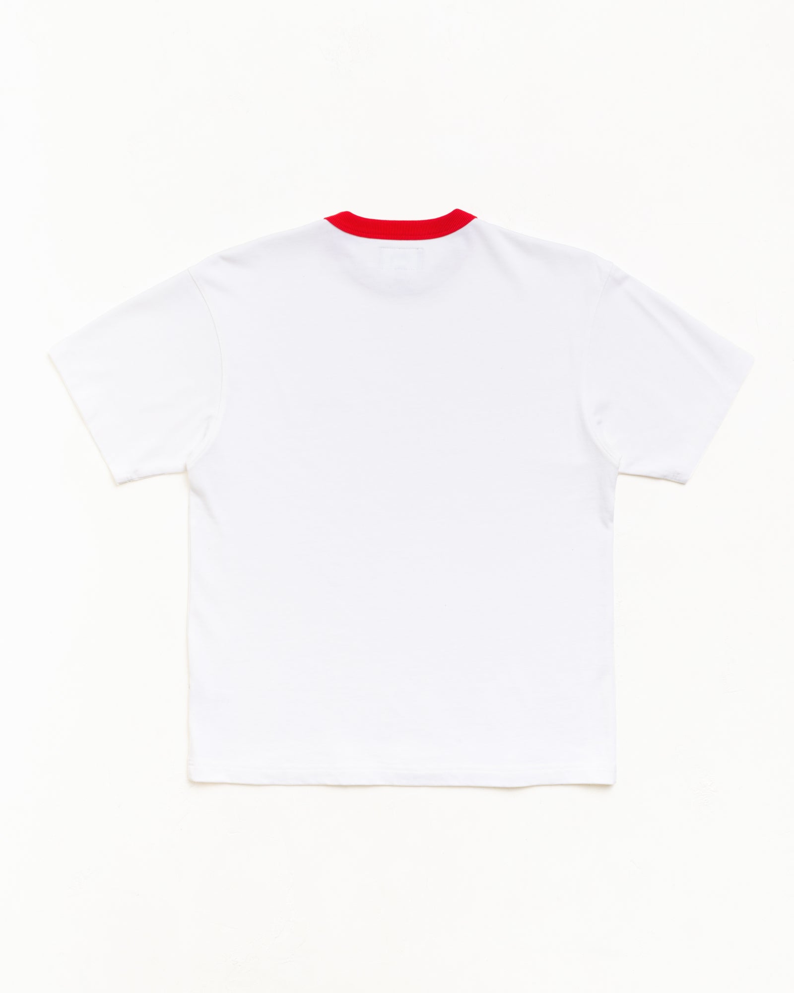 Ss Ringer Tee Unisex Short Sleeve In White