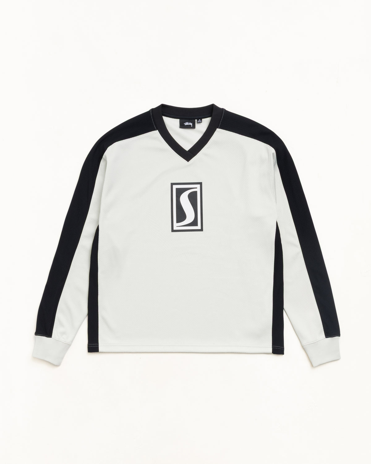 S Mesh Ls Jersey Unisex Long Sleeve In Grey