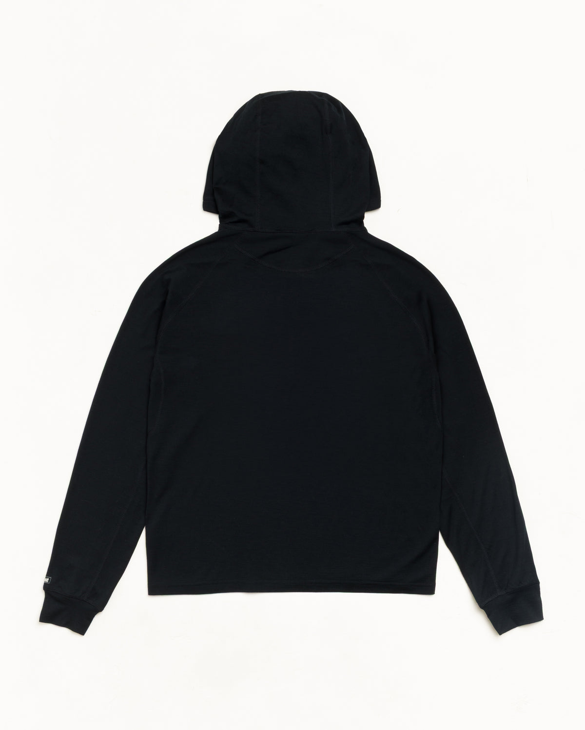 Utility Zip Hood Unisex Long Sleeve In Black