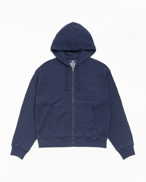 Light Weight Thermal Hood Unisex Long Sleeve In Navy