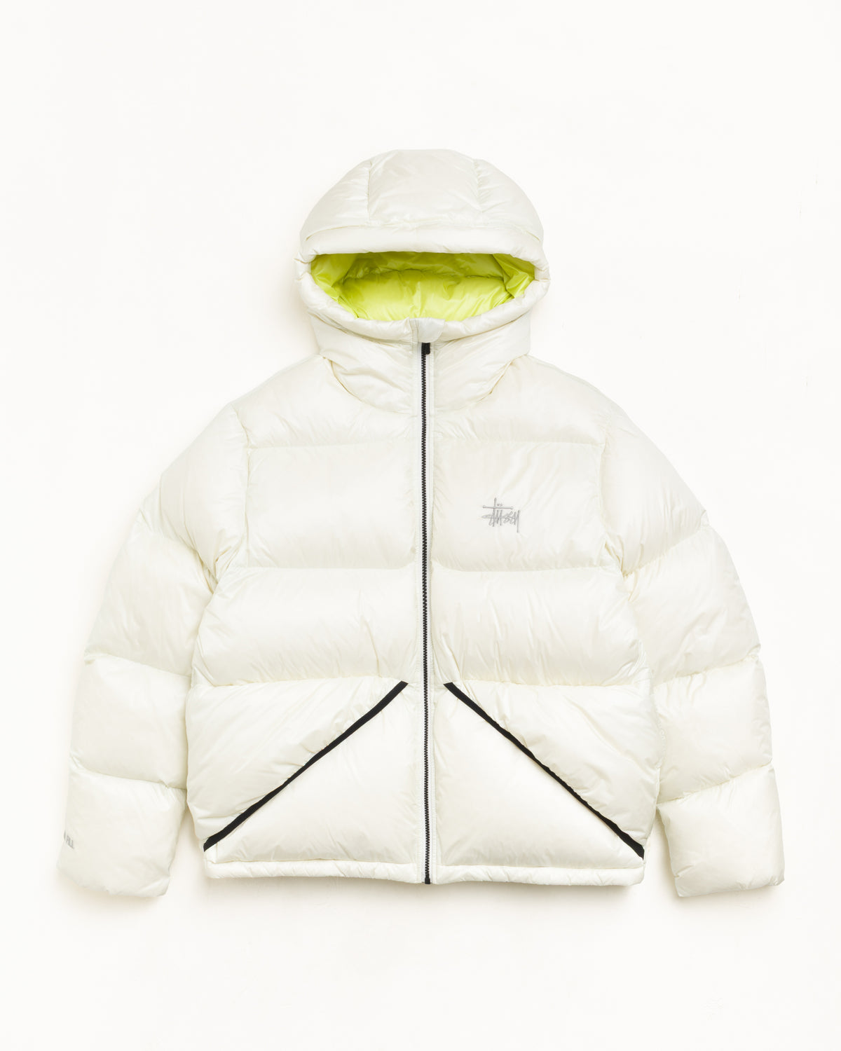 Micro Ripstop Down Parka Unisex Long Sleeve In Bone