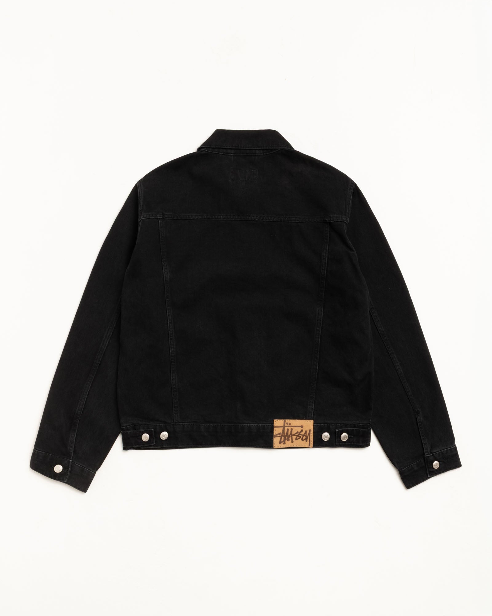 Trucker Jacket Denim – Black | Outerwear | Stüssy Korea