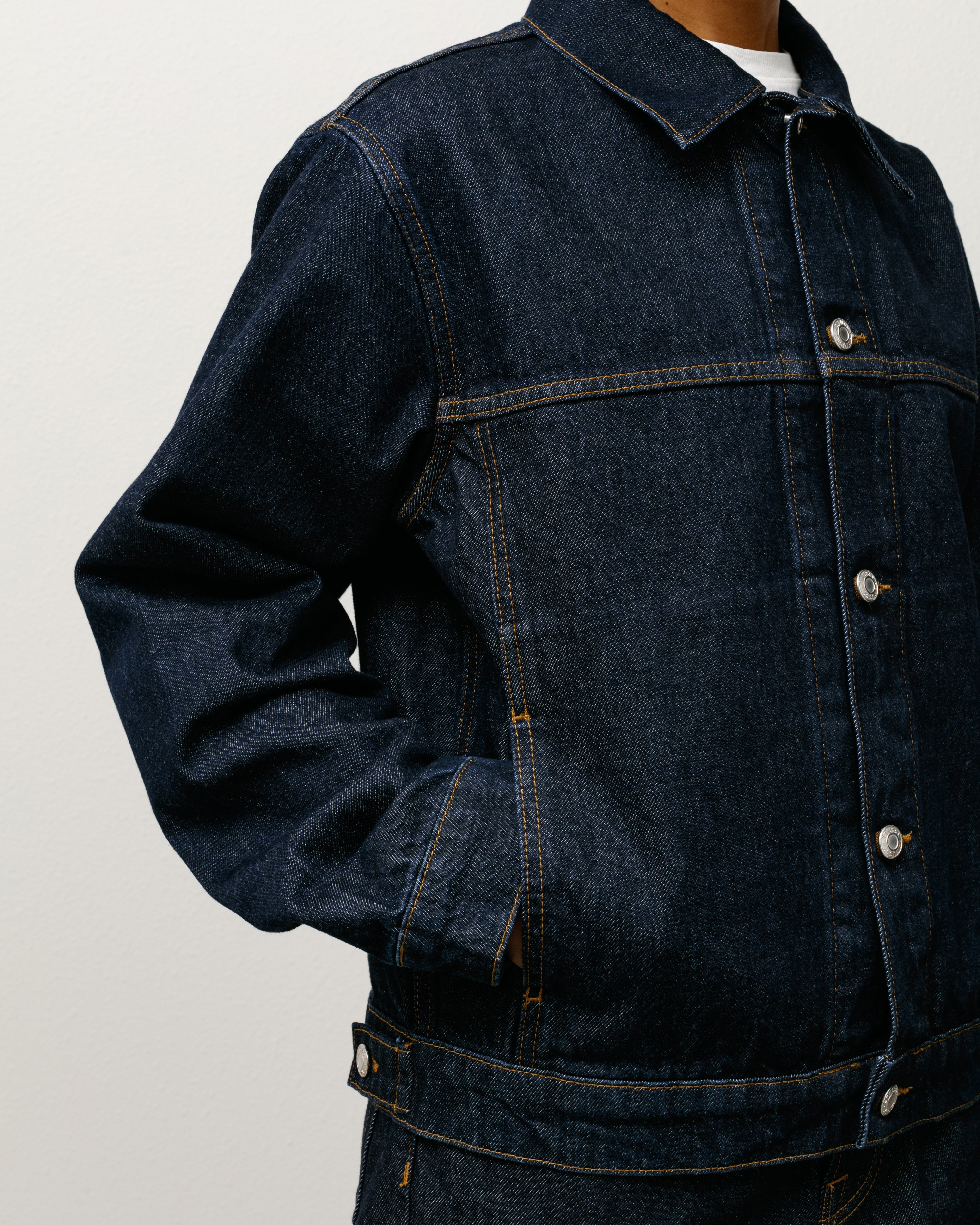 Trucker Jacket Denim – Rinsed Indigo | Outerwear | Stüssy Korea